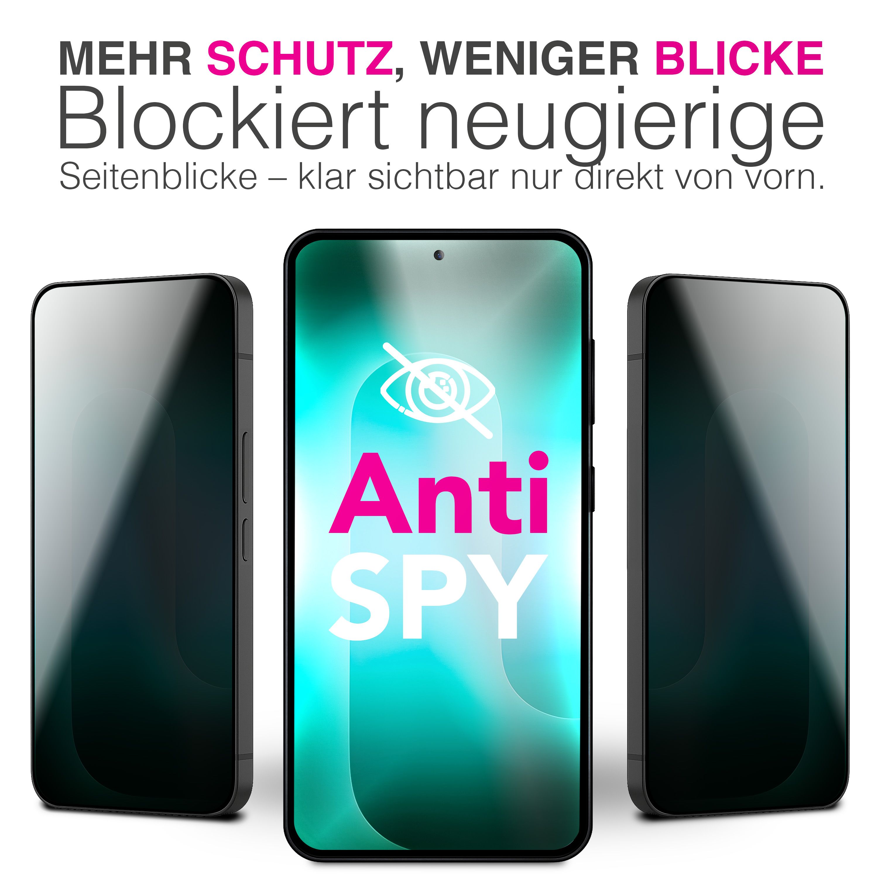 NALIA Privacy Schutzglas Samsung Galaxy S26 Plus Blickschutz Panzerglas Default Title NALIA GlasSchutz