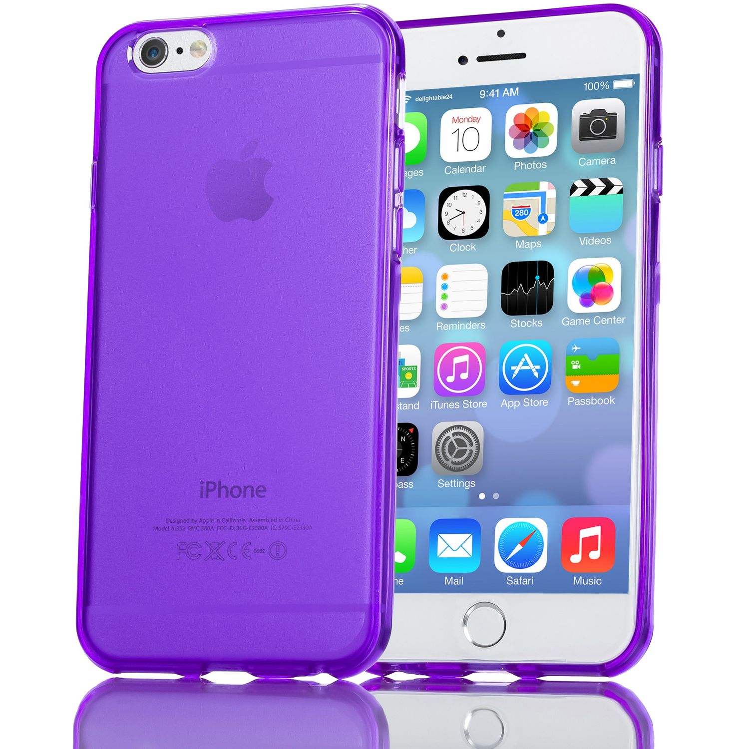 iPhone 6 Plus 6S Plus Hülle Handyhülle von NALIA, Slim Silikon Case Phone Cover