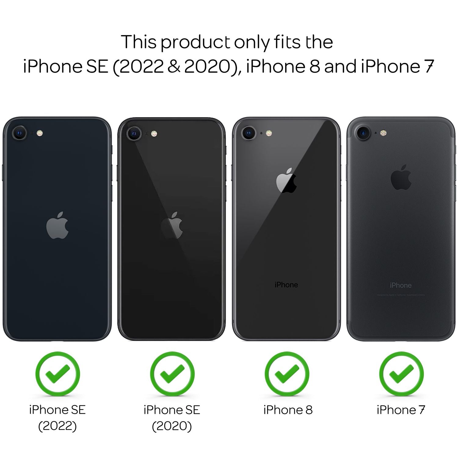 NALIA Silikonhülle iPhone SE 2022 / SE 2020 / 8 / 7 Case ultra-slim dünn NALIA Protective Hülle
