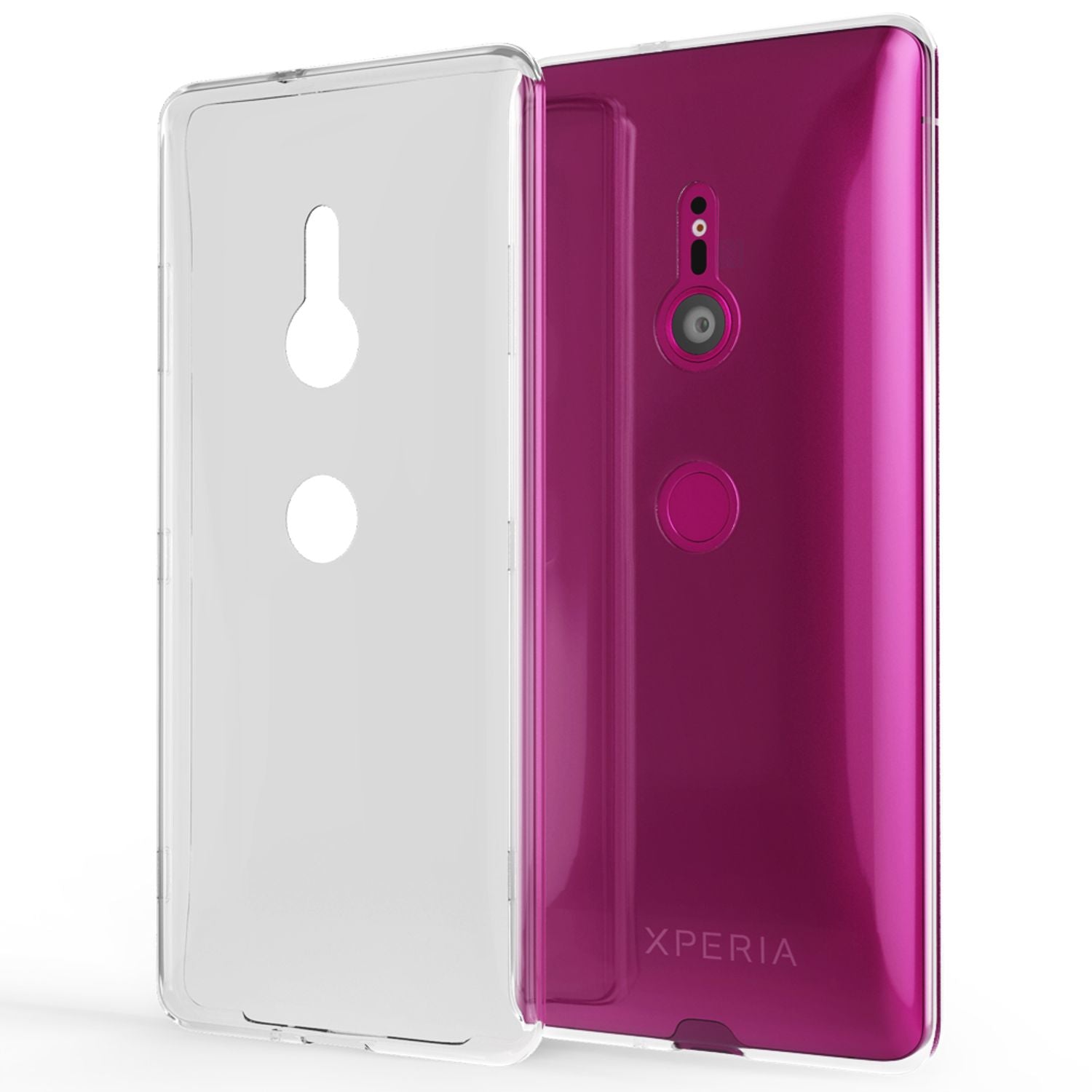 NALIA Handy Hülle für Sony Xperia XZ3, Slim Schutz Case Cover Tasche Bumper Etui Default Title NALIA Transparente Hülle