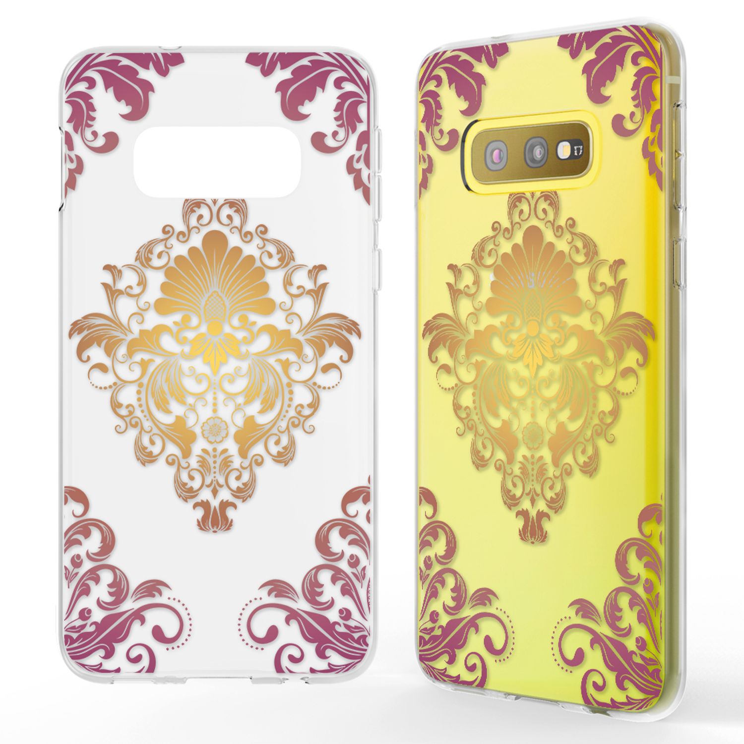 NALIA Hülle für Samsung Galaxy S10e, Motiv Handyhülle Silikon Case Schutz Cover Butterfly NALIA