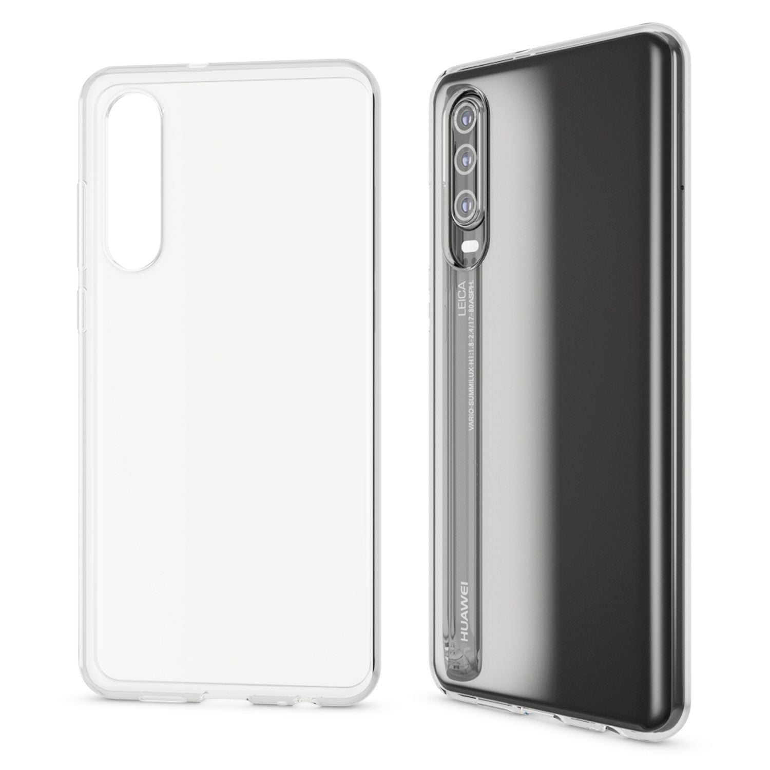 NALIA Handyhülle für Huawei P30 Hülle, Dünne Durchsichtige Silikon Schutzhülle Default Title NALIA Transparente Hülle