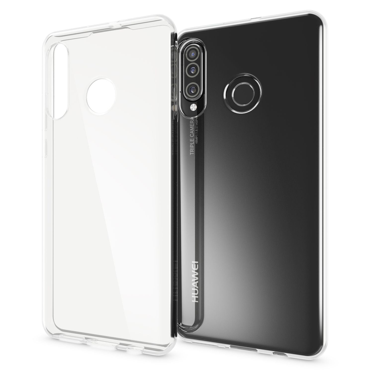 NALIA Handyhülle für Huawei P30 Lite Hülle, Durchsichtige Silikon Schutzhülle Default Title NALIA Transparente Hülle