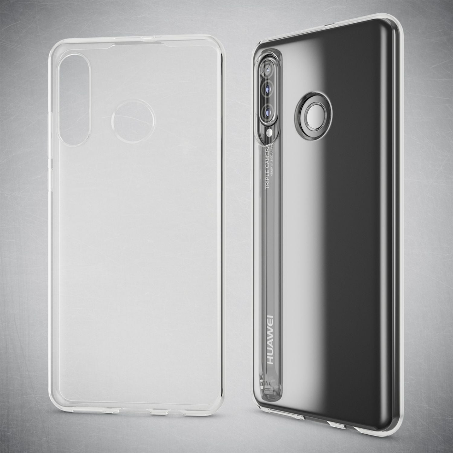 NALIA Handyhülle für Huawei P30 Lite Hülle, Durchsichtige Silikon Schutzhülle Default Title NALIA Transparente Hülle