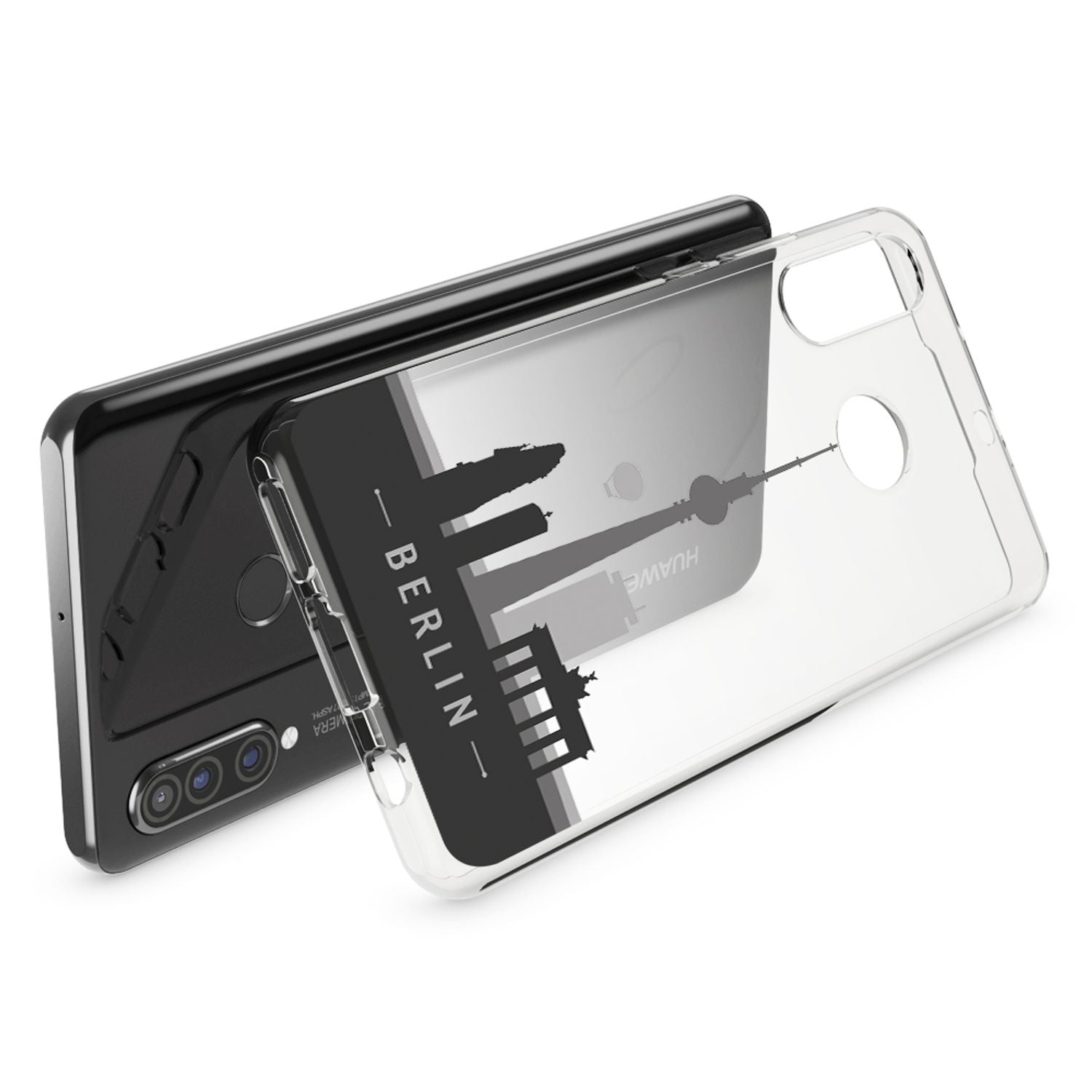 NALIA Hülle für Huawei P30 Lite, Motiv Handy Hülle Slim Silikon Case Schutzhülle NALIA