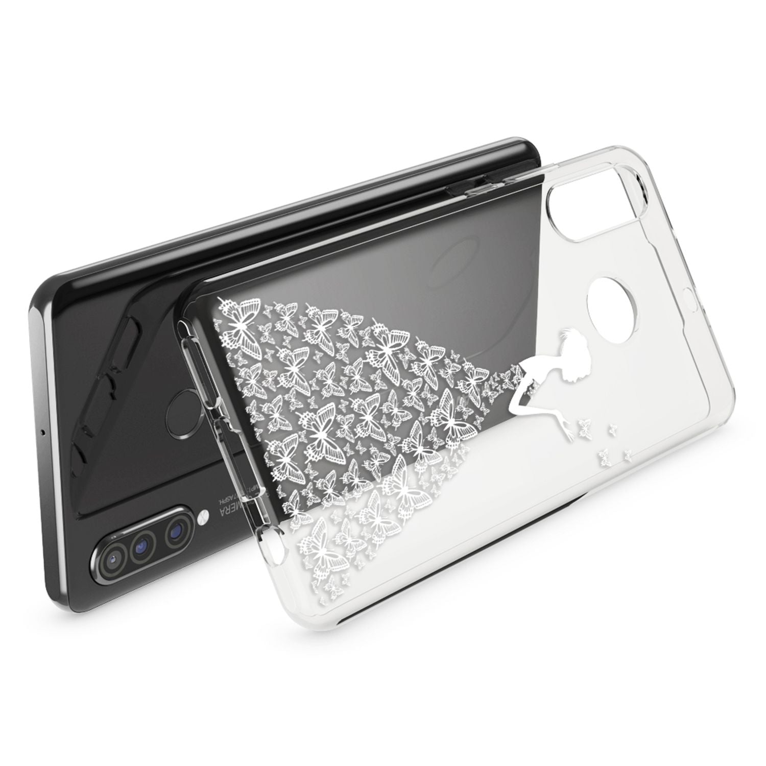 NALIA Hülle für Huawei P30 Lite, Motiv Handy Hülle Slim Silikon Case Schutzhülle NALIA