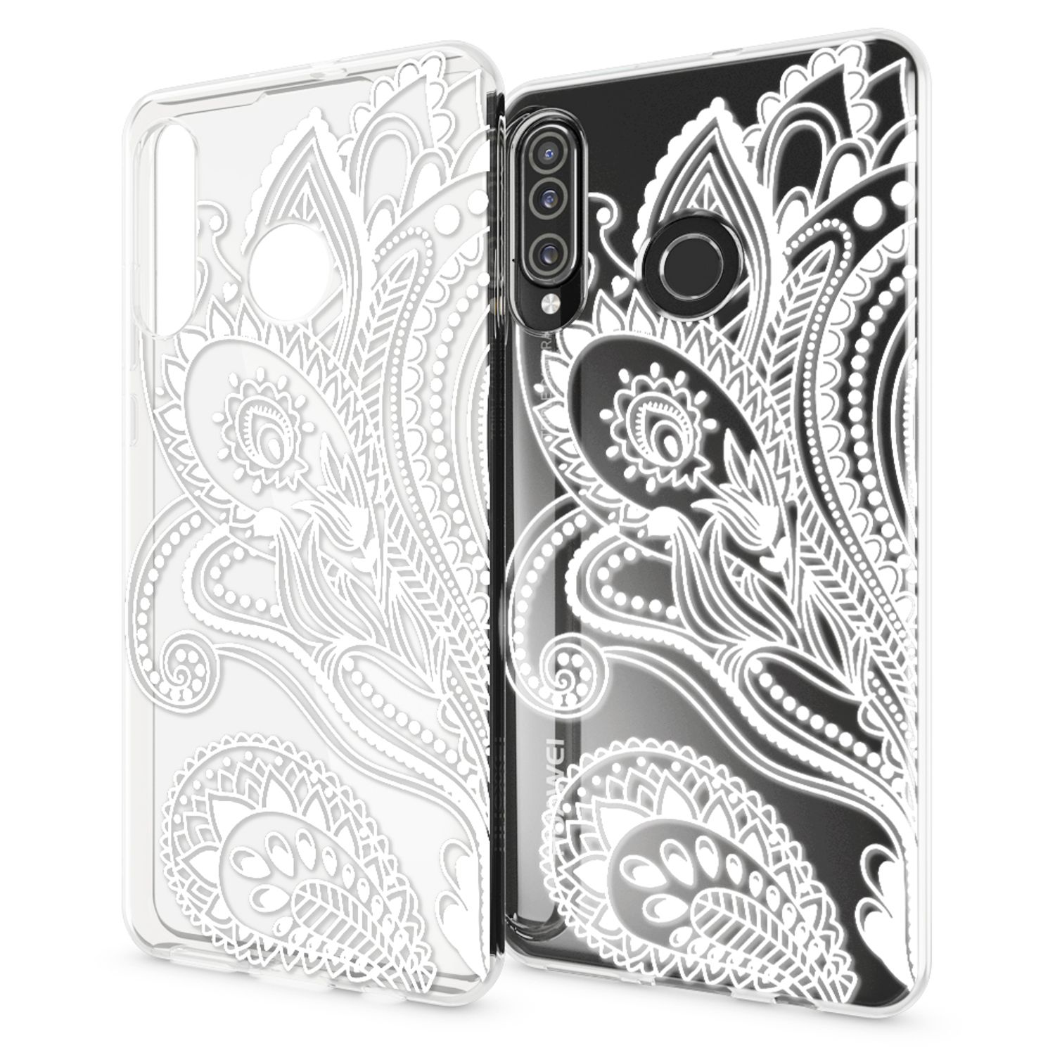 NALIA Hülle für Huawei P30 Lite, Motiv Handy Hülle Slim Silikon Case Schutzhülle NALIA