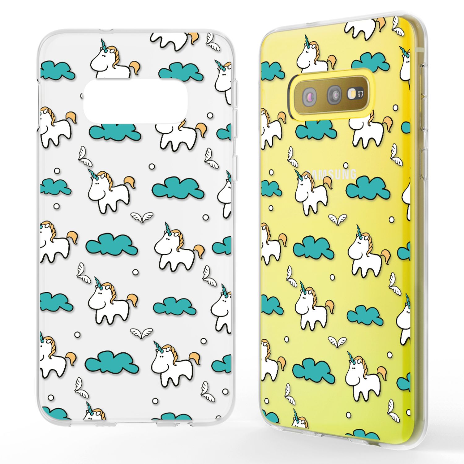 NALIA Handyhülle kompatibel mit Samsung Galaxy S10e, Slim Motiv Case Cover Etui Doughnuts NALIA