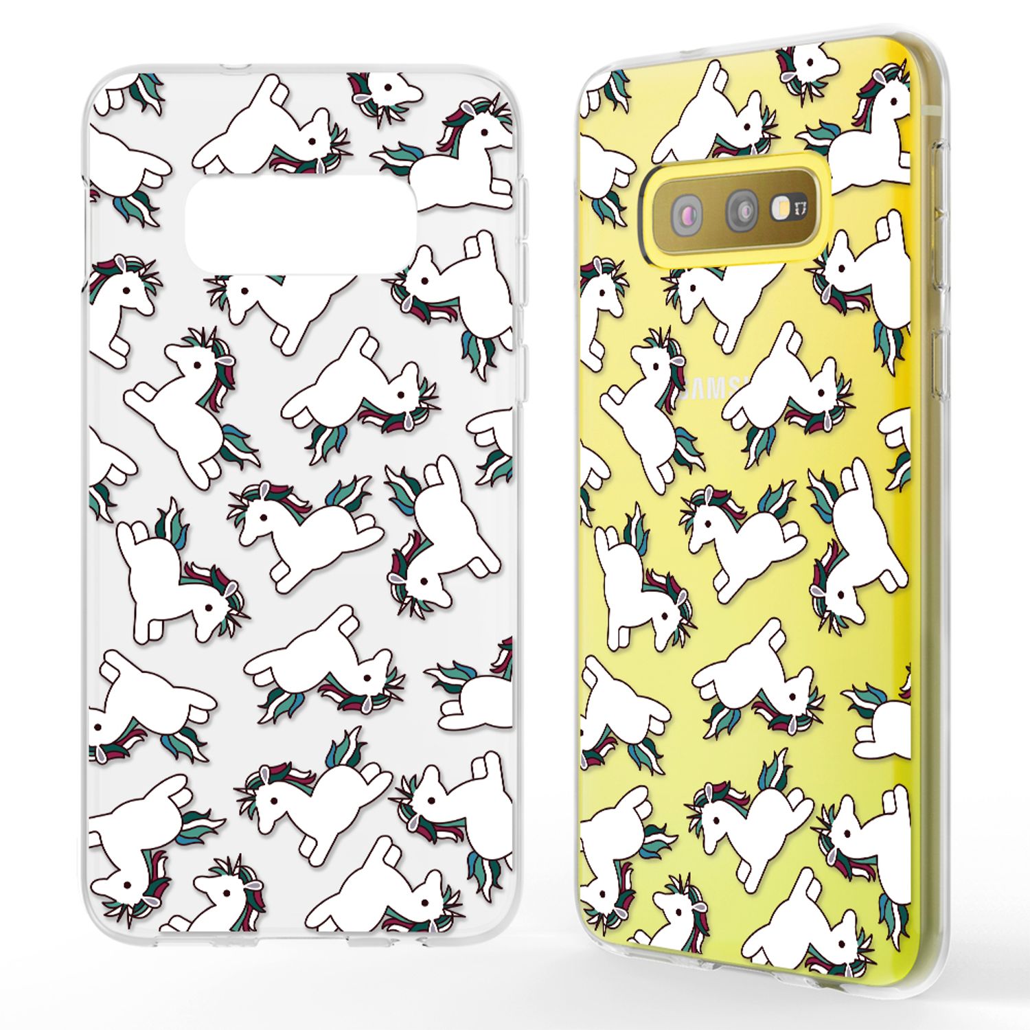 NALIA Handyhülle kompatibel mit Samsung Galaxy S10e, Slim Motiv Case Cover Etui Doughnuts NALIA