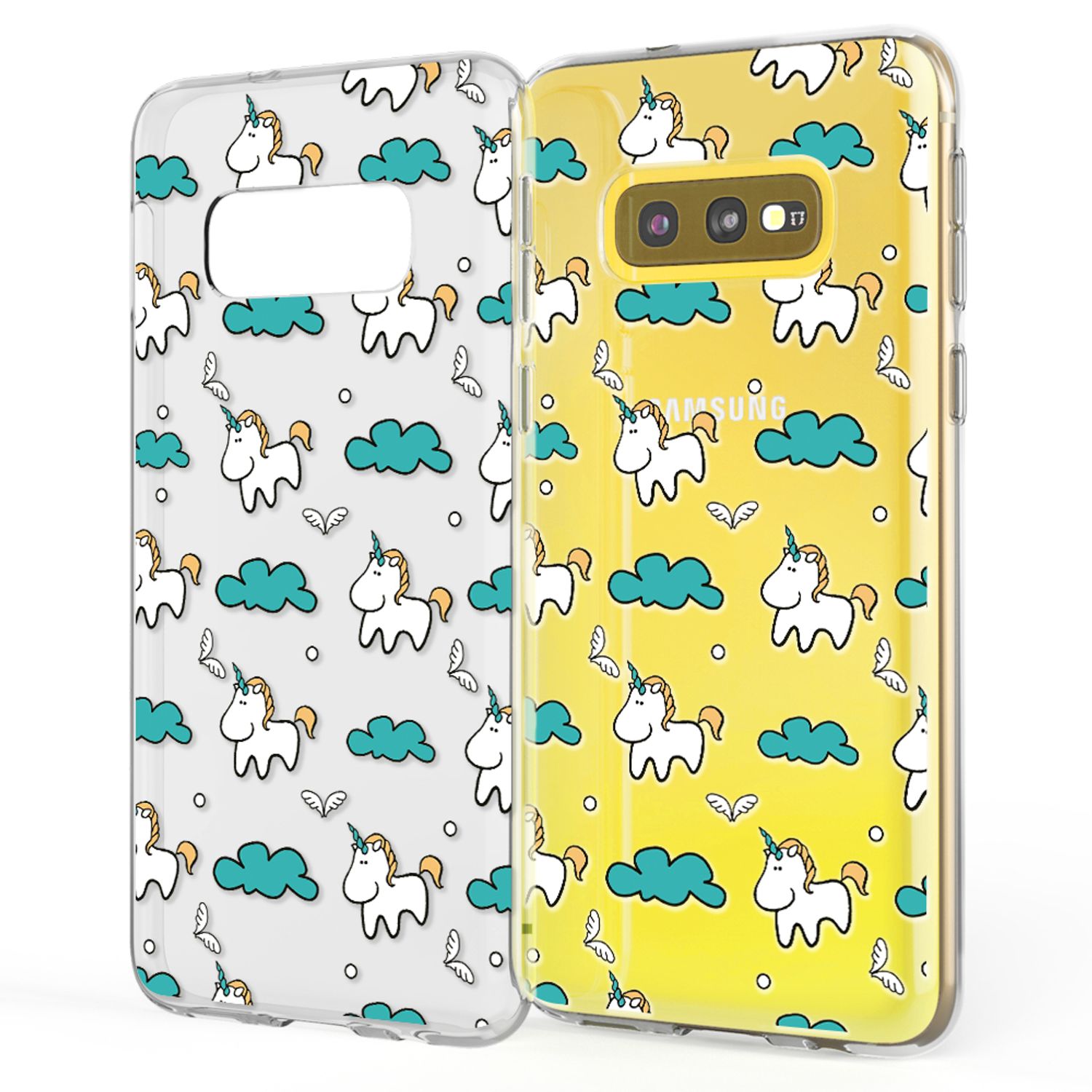 NALIA Handyhülle kompatibel mit Samsung Galaxy S10e, Slim Motiv Case Cover Etui Doughnuts NALIA