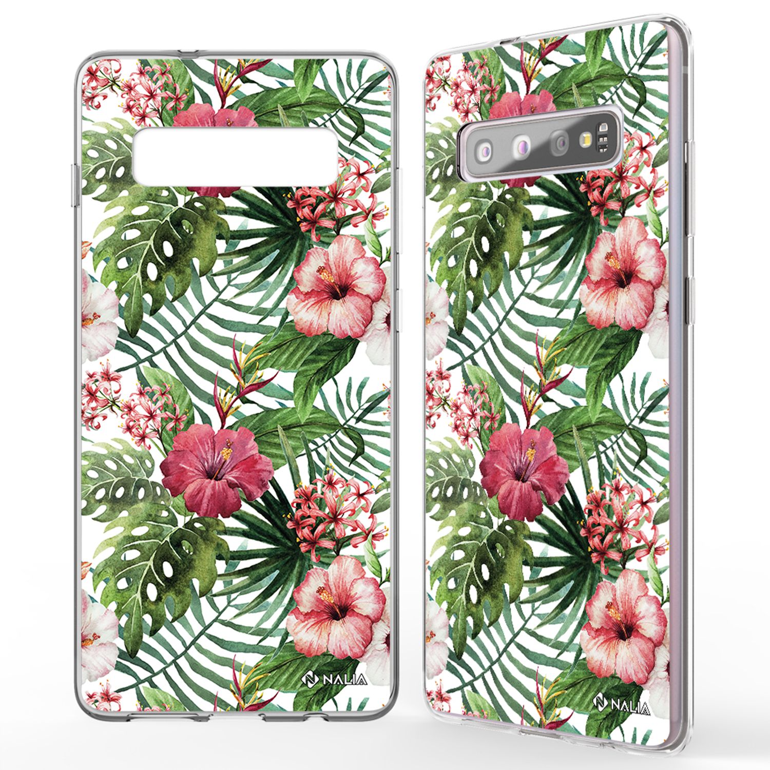 NALIA Handy Hülle für Samsung Galaxy S10, Slim Silikon Hülle Motiv Case Cover Be Cool Pinguin NALIA
