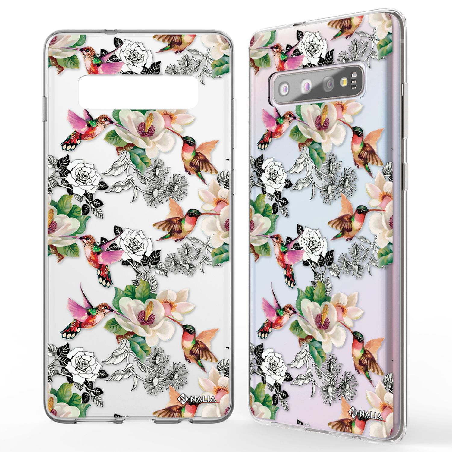 NALIA Handy Hülle für Samsung Galaxy S10, Slim Silikon Hülle Motiv Case Cover Lemur NALIA