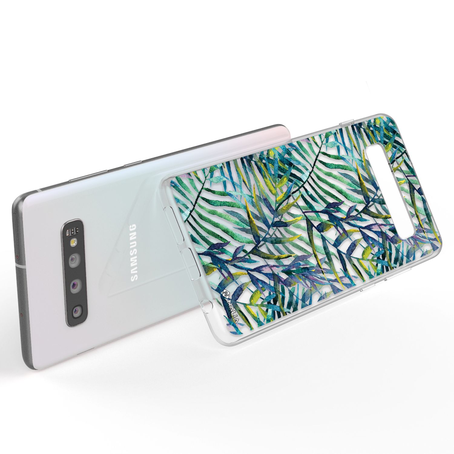 NALIA Handy Hülle für Samsung Galaxy S10, Slim Silikon Hülle Motiv Case Cover Be Cool Pinguin NALIA