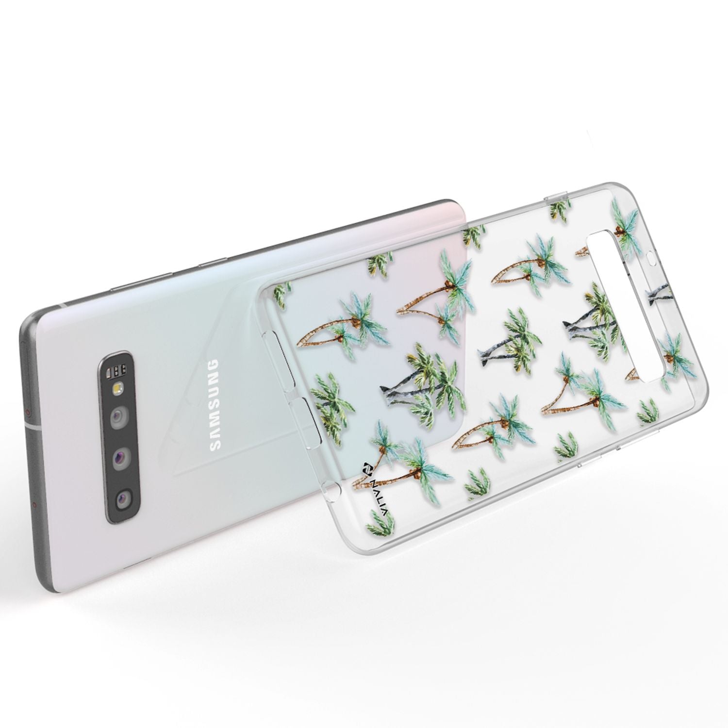 NALIA Handy Hülle für Samsung Galaxy S10, Slim Silikon Hülle Motiv Case Cover Kakadus NALIA