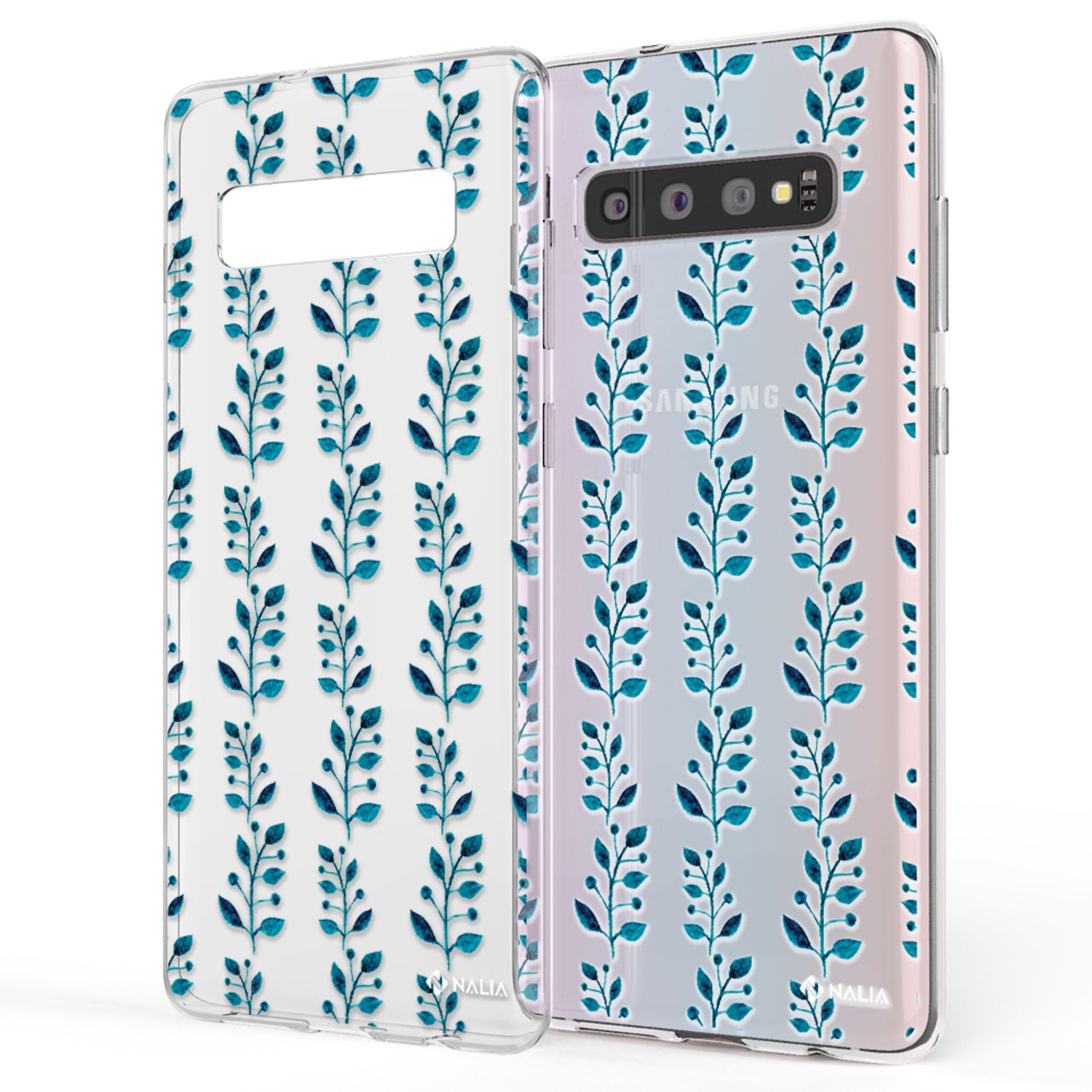 NALIA Handy Hülle für Samsung Galaxy S10, Slim Silikon Hülle Motiv Case Cover Kakadus NALIA