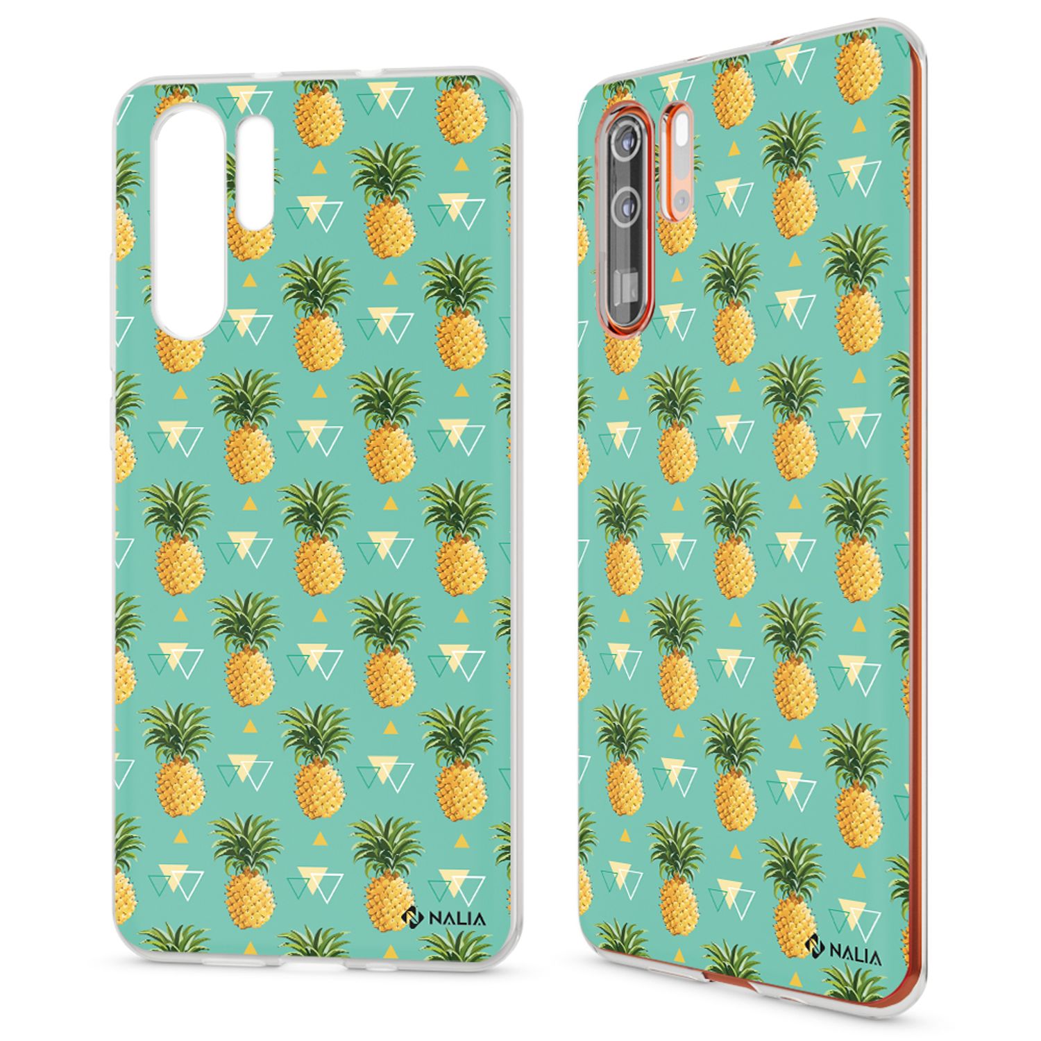 NALIA Hülle für Huawei P30 Pro, Motiv Handyhülle Slim Silikon Case Crystal Cover Pinguine NALIA