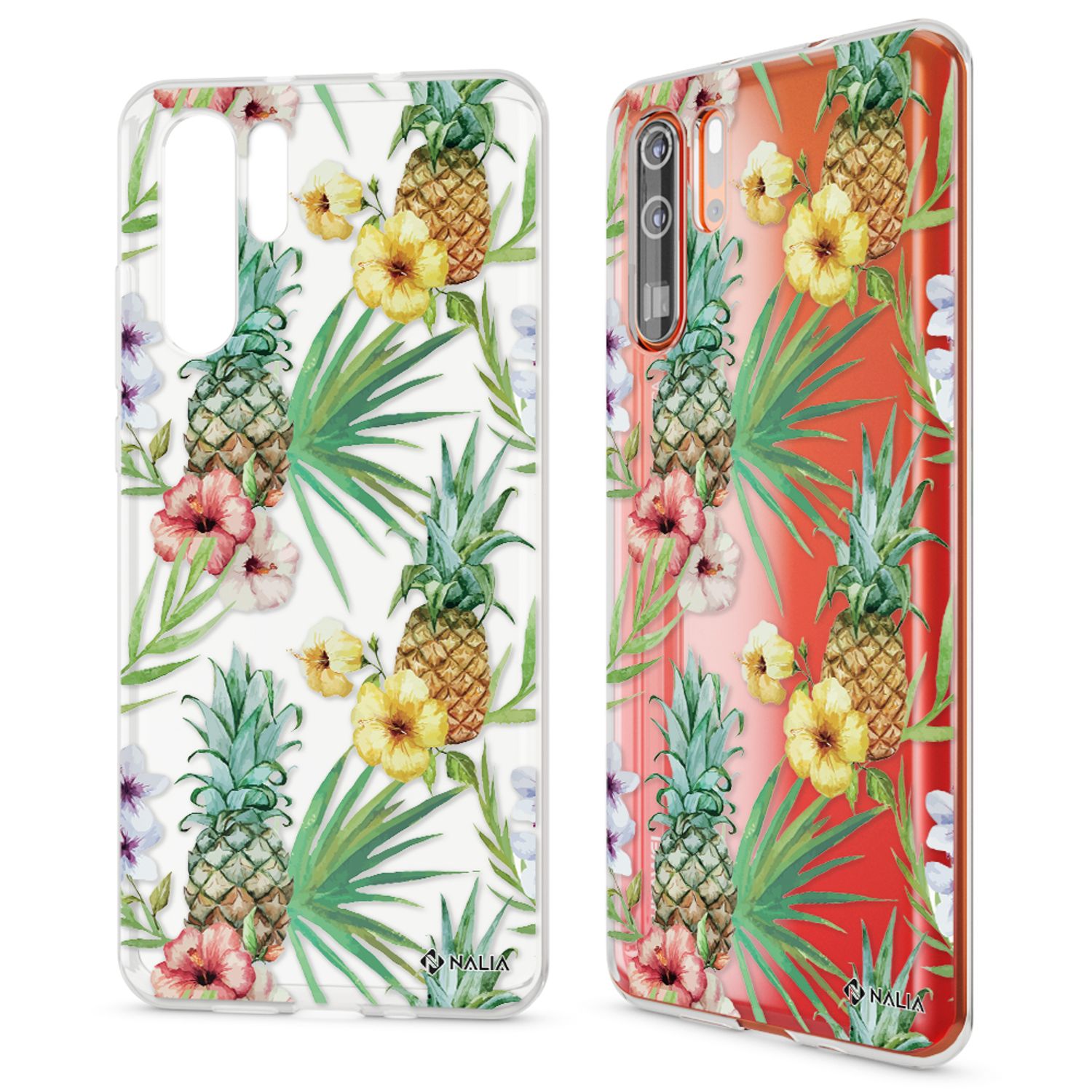 NALIA Hülle für Huawei P30 Pro, Motiv Handyhülle Slim Silikon Case Crystal Cover Tukan NALIA