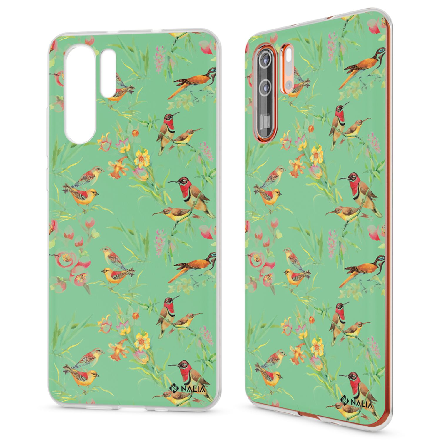 NALIA Hülle für Huawei P30 Pro, Motiv Handyhülle Slim Silikon Case Crystal Cover Lemur NALIA