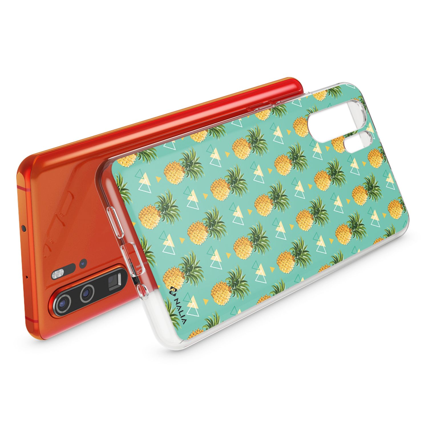 NALIA Hülle für Huawei P30 Pro, Motiv Handyhülle Slim Silikon Case Crystal Cover Pinguine NALIA