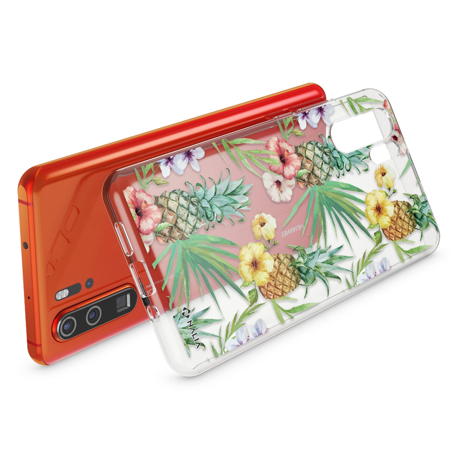 NALIA Hülle für Huawei P30 Pro, Motiv Handyhülle Slim Silikon Case Crystal Cover Tukan NALIA