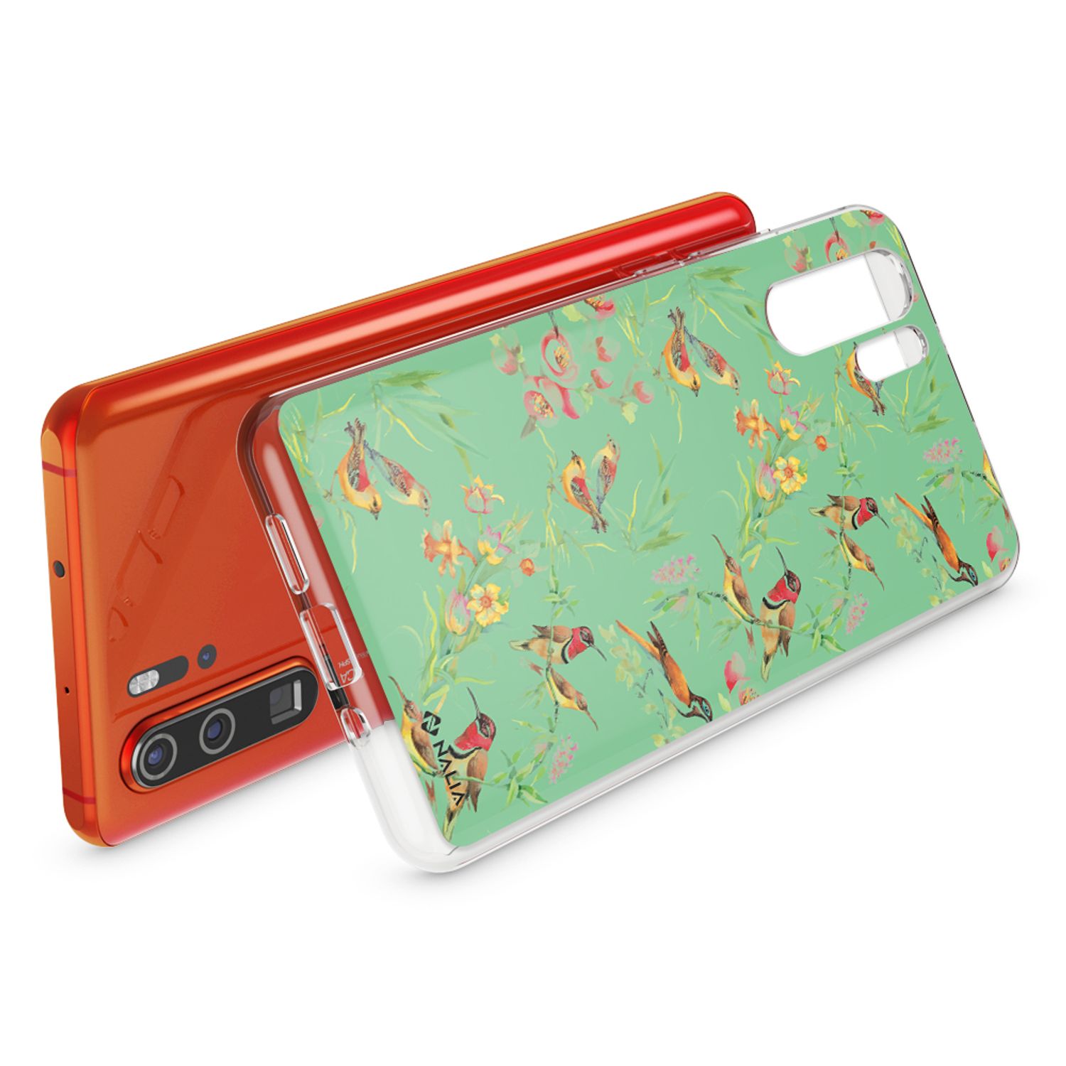 NALIA Hülle für Huawei P30 Pro, Motiv Handyhülle Slim Silikon Case Crystal Cover Lemur NALIA