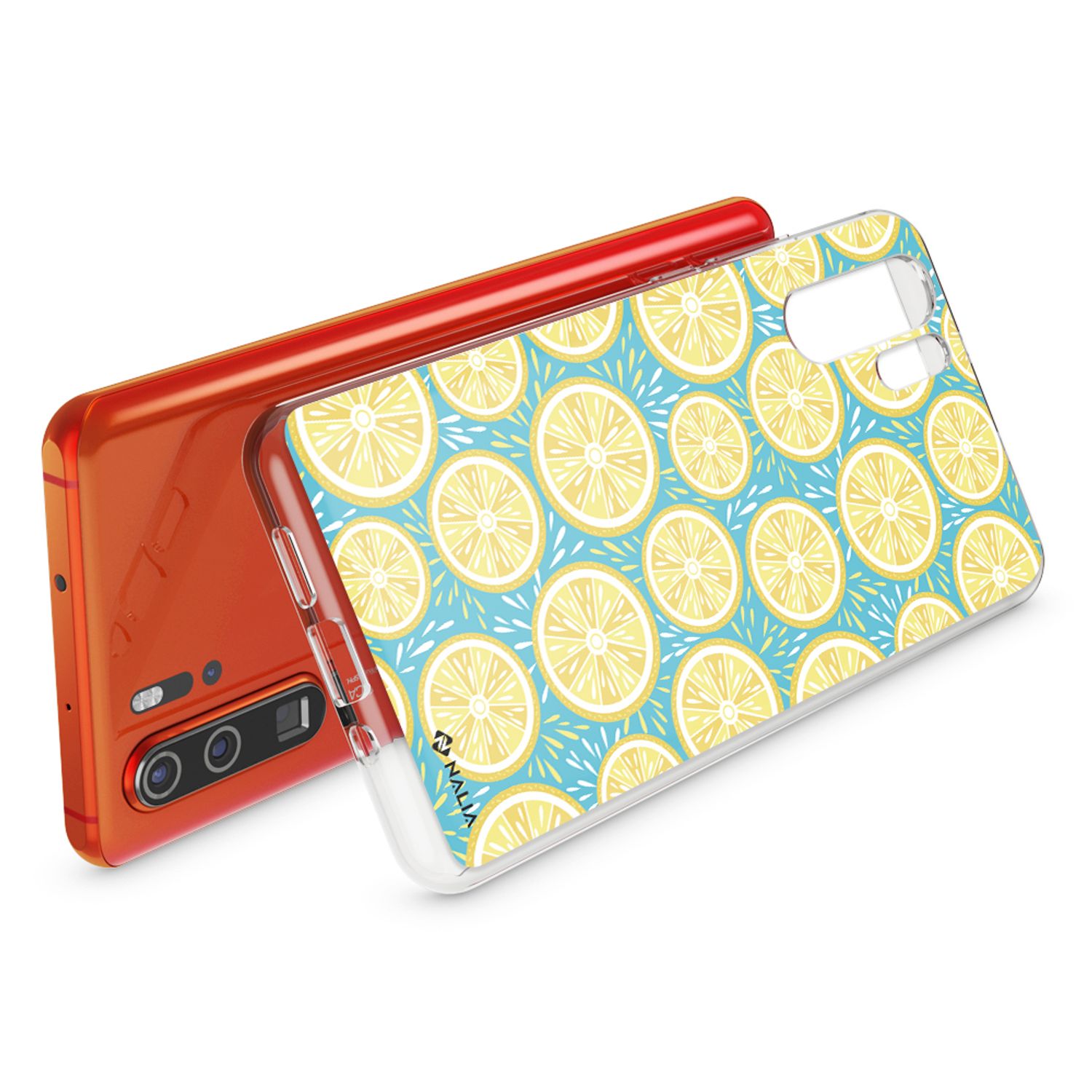 NALIA Hülle für Huawei P30 Pro, Motiv Handyhülle Slim Silikon Case Crystal Cover Meerjungfrau Grün NALIA