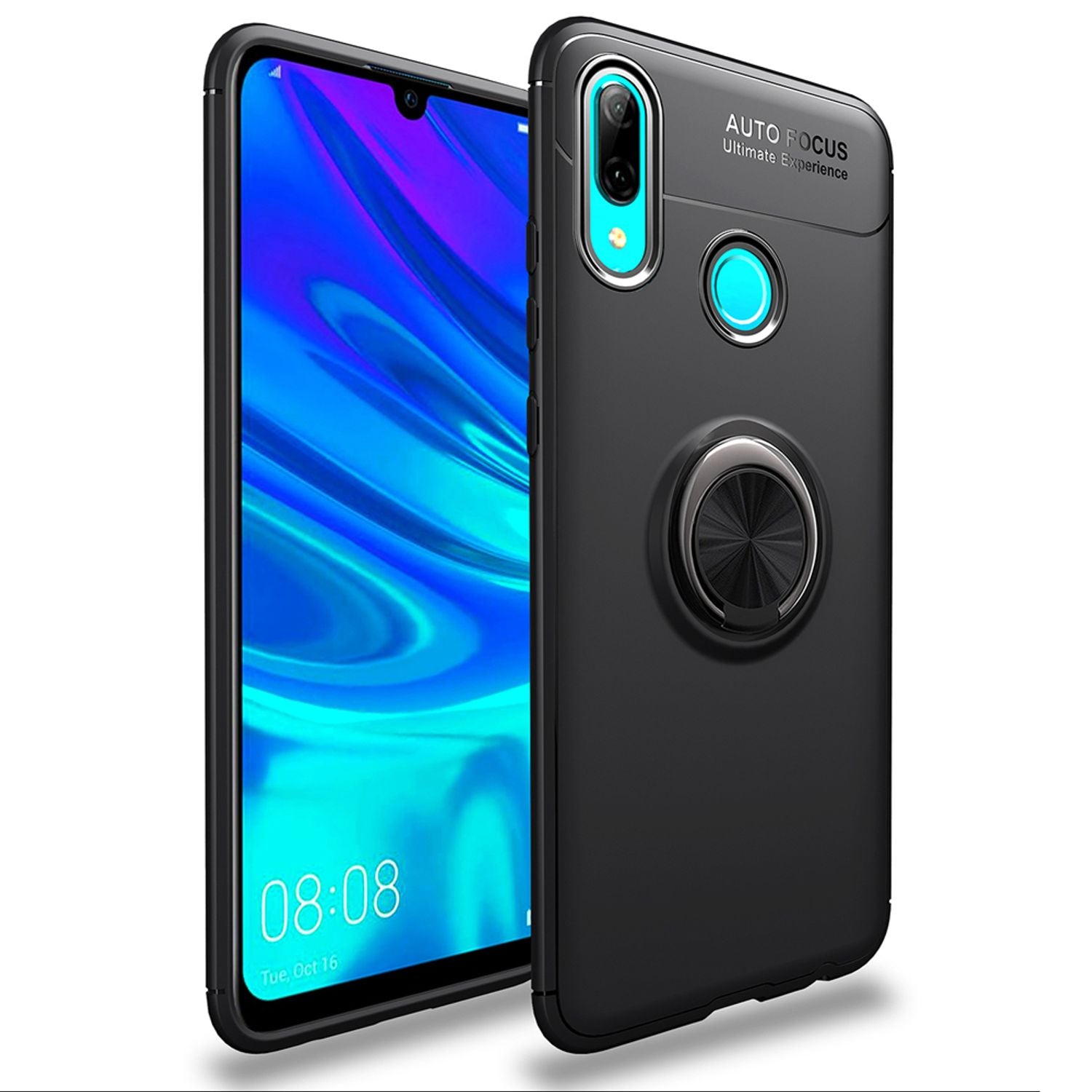 NALIA Ring Hülle für Huawei P smart 2019, Magnetische Silikon Handy Hülle Cover Default Title NALIA Protective Hülle