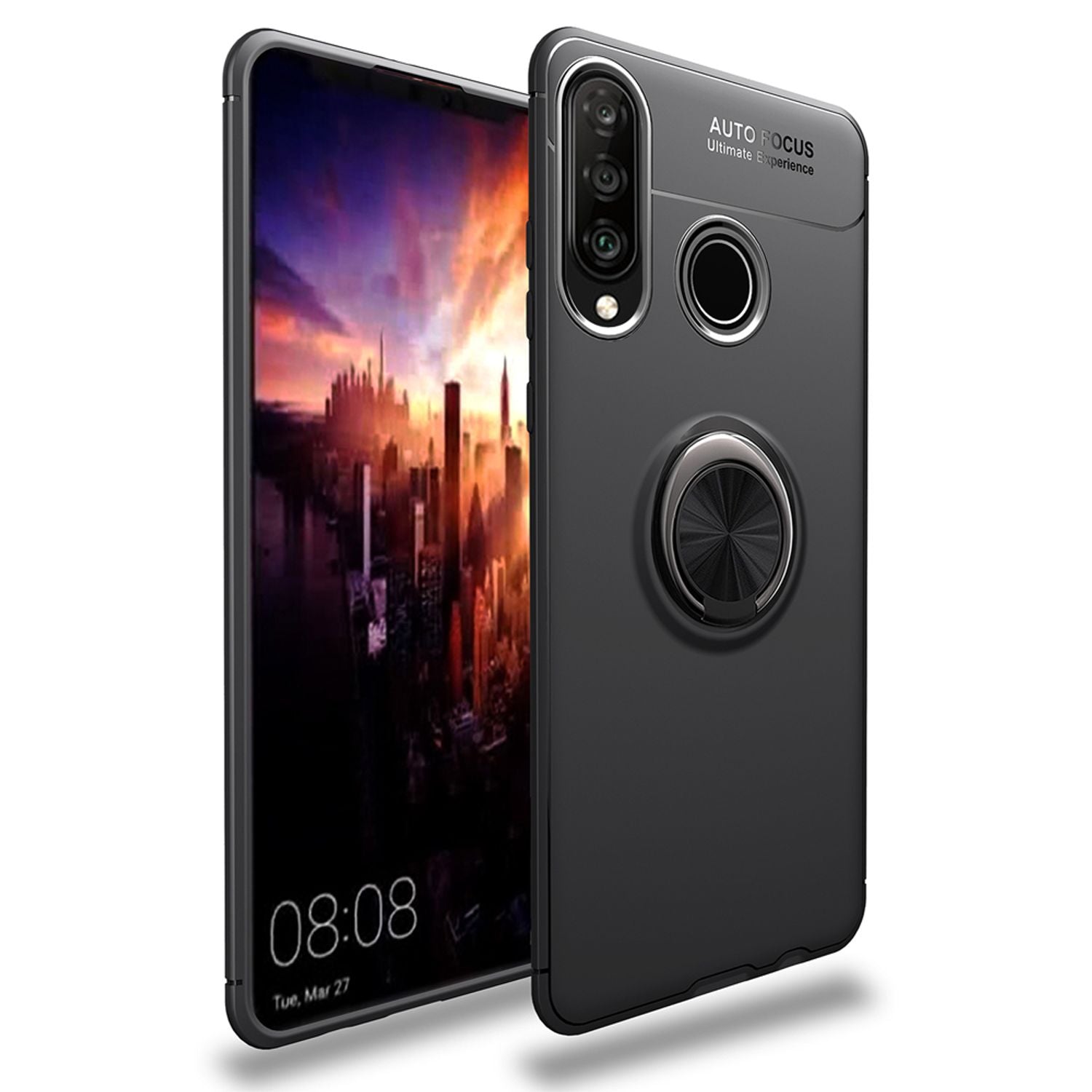 NALIA Ring Hülle für Huawei P30 Lite, Magnetische Handyhülle für KFZ Halterung Default Title NALIA Protective Hülle