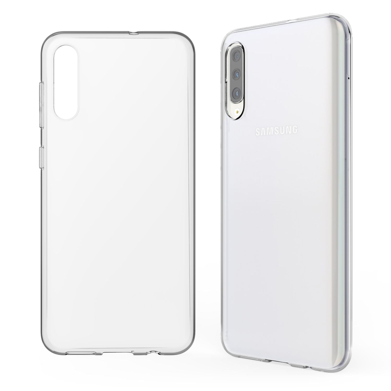 NALIA Handyhülle für Samsung Galaxy A50 Hülle, Durchsichtige Silikon Schutzhülle Default Title NALIA Transparente Hülle