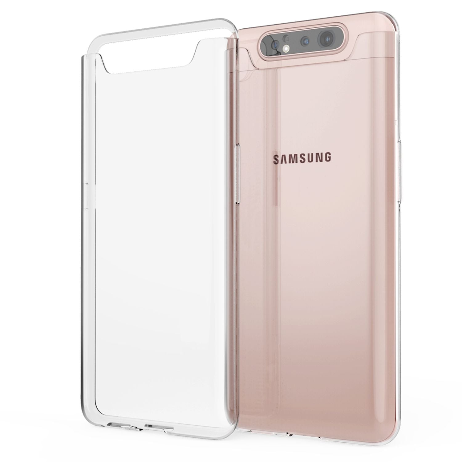 NALIA Handyhülle für Samsung Galaxy A80 Hülle, Dünne Silikon Schutzhülle Case Default Title NALIA Transparente Hülle