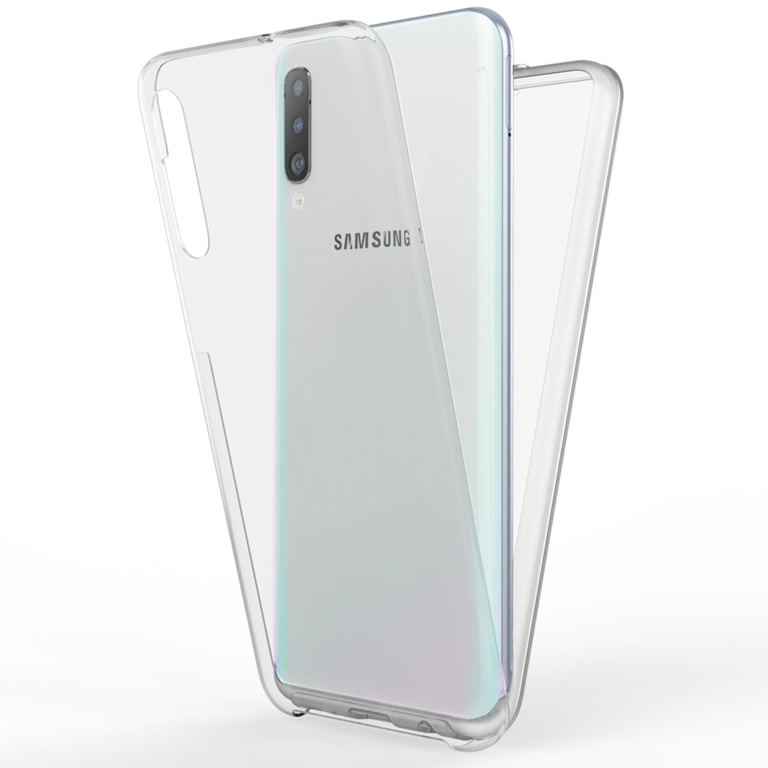 NALIA Handy Hülle für Samsung Galaxy A50, Slim Schutz Case Cover Tasche Bumper Default Title NALIA Transparente Hülle