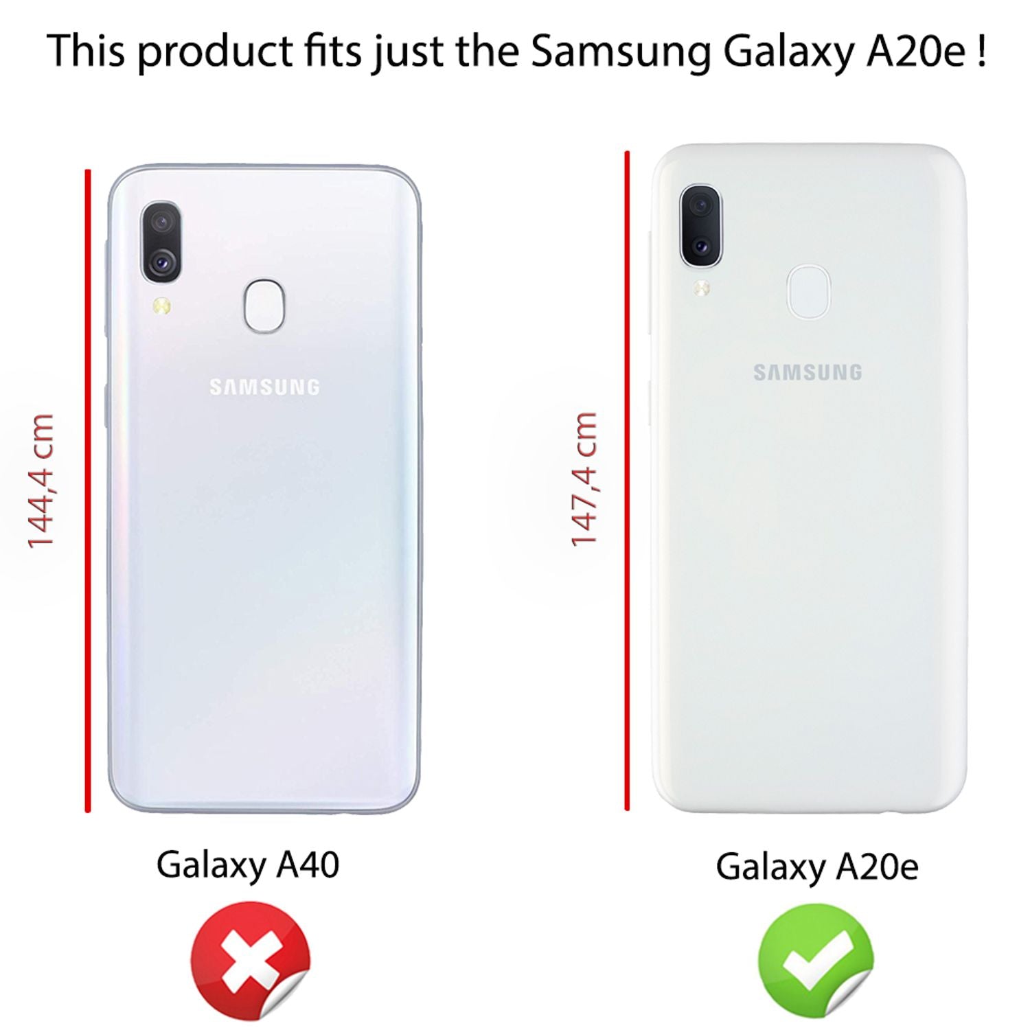 NALIA Handyhülle für Samsung Galaxy A20e Hülle, Karbon Stylische Handyhülle Default Title NALIA Protective Hülle