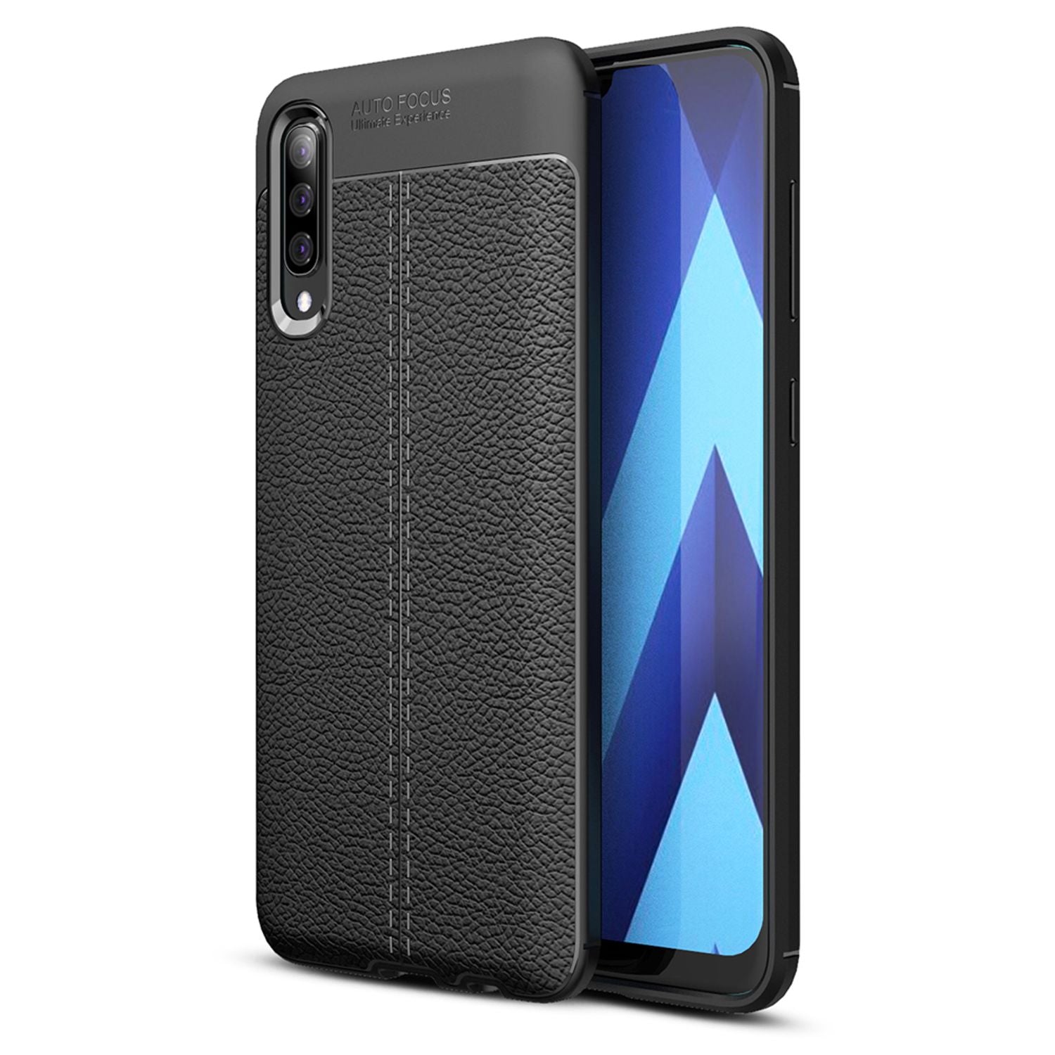NALIA Leder Look Handy Hülle für Samsung Galaxy A70, Cover Case Schutz Bumper Default Title NALIA