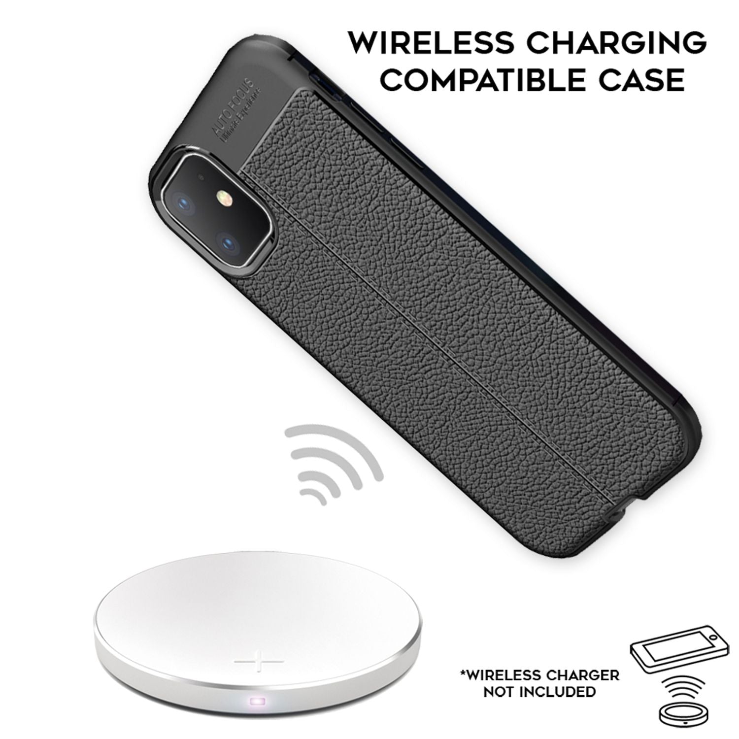 NALIA Handyhülle für Apple iPhone 11 Hülle, Leder Optik Stylische Handyhülle Default Title NALIA Protective Hülle