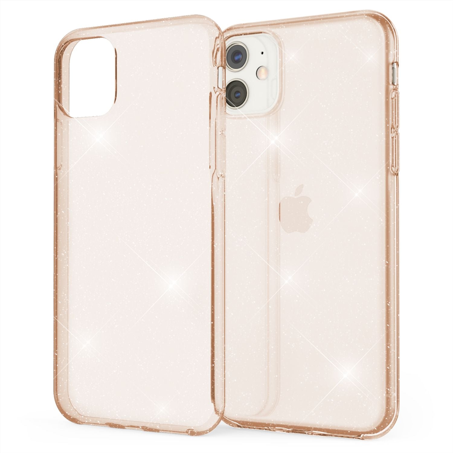 NALIA Glitzer Handyhülle für Apple iPhone 11 Hülle, Bling Silikon Handyhülle Cover