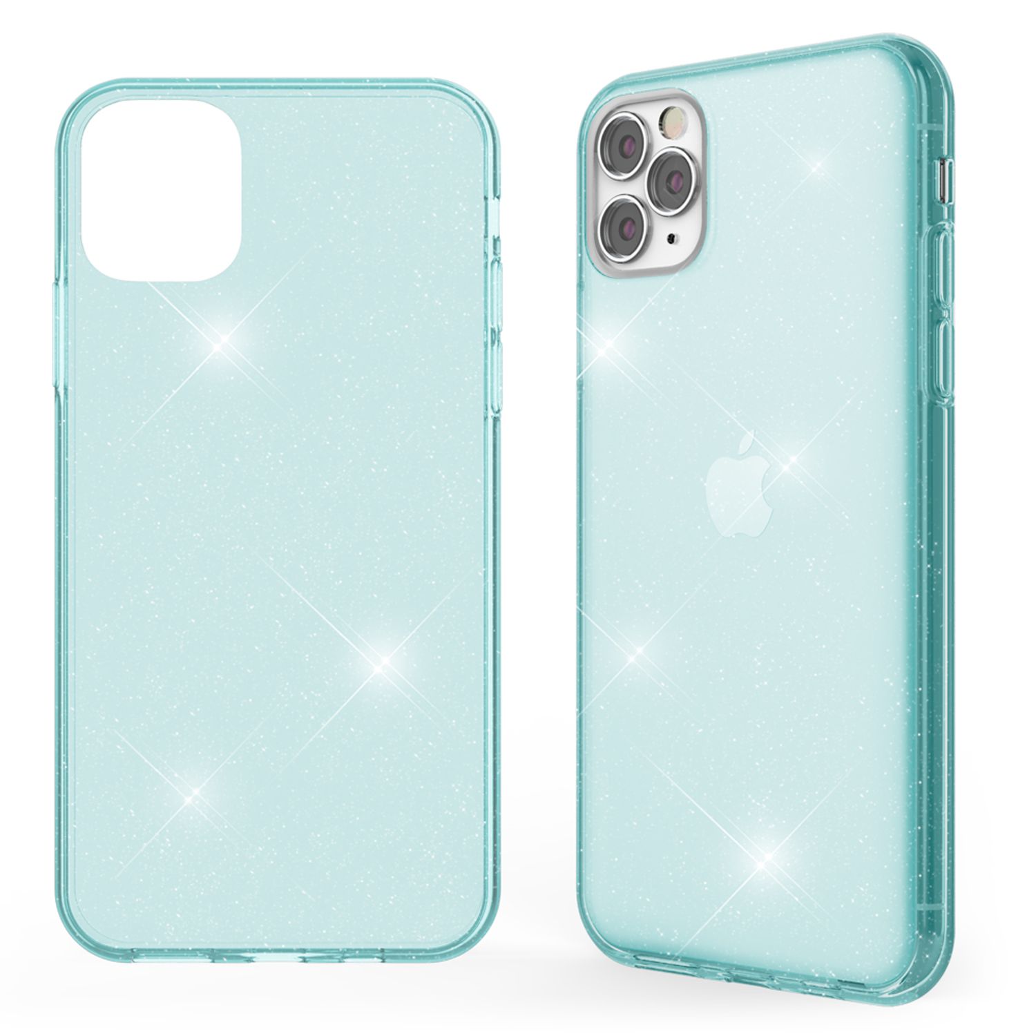 NALIA Glitzer Handy Hülle für iPhone 11 Pro, Schutz Case Cover Tasche Bumper