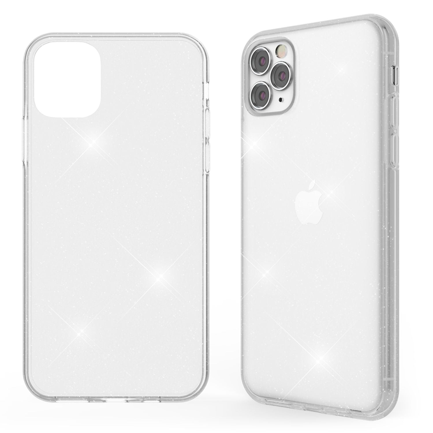 NALIA Glitzer Handy Hülle für iPhone 11 Pro, Schutz Case Cover Tasche Bumper