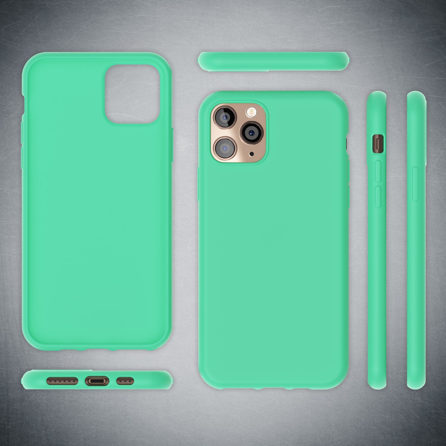 NALIA Neon Handy Hülle für iPhone 11 Pro, Slim Soft Case Silikon Bumper Cover Orange NALIA Protective Hülle