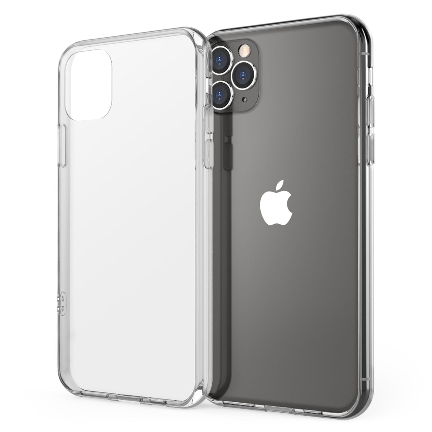 NALIA Hartglas Handy Hülle für iPhone 11 Pro, Durchsichtiges Hardcase Cover Etui Default Title NALIA Transparente Hülle