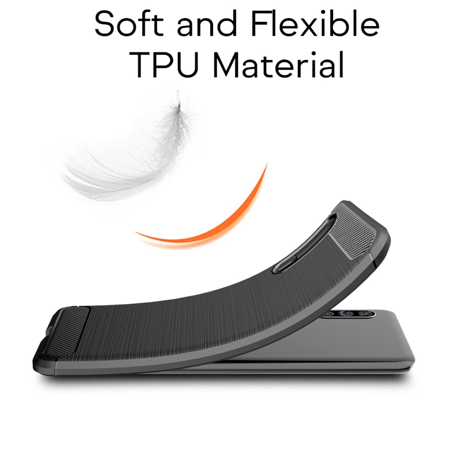 NALIA Design Case für Samsung Galaxy A90 5G Handyhülle, Karbon Stylische HandyHandyhülle Default Title NALIA Protective Hülle