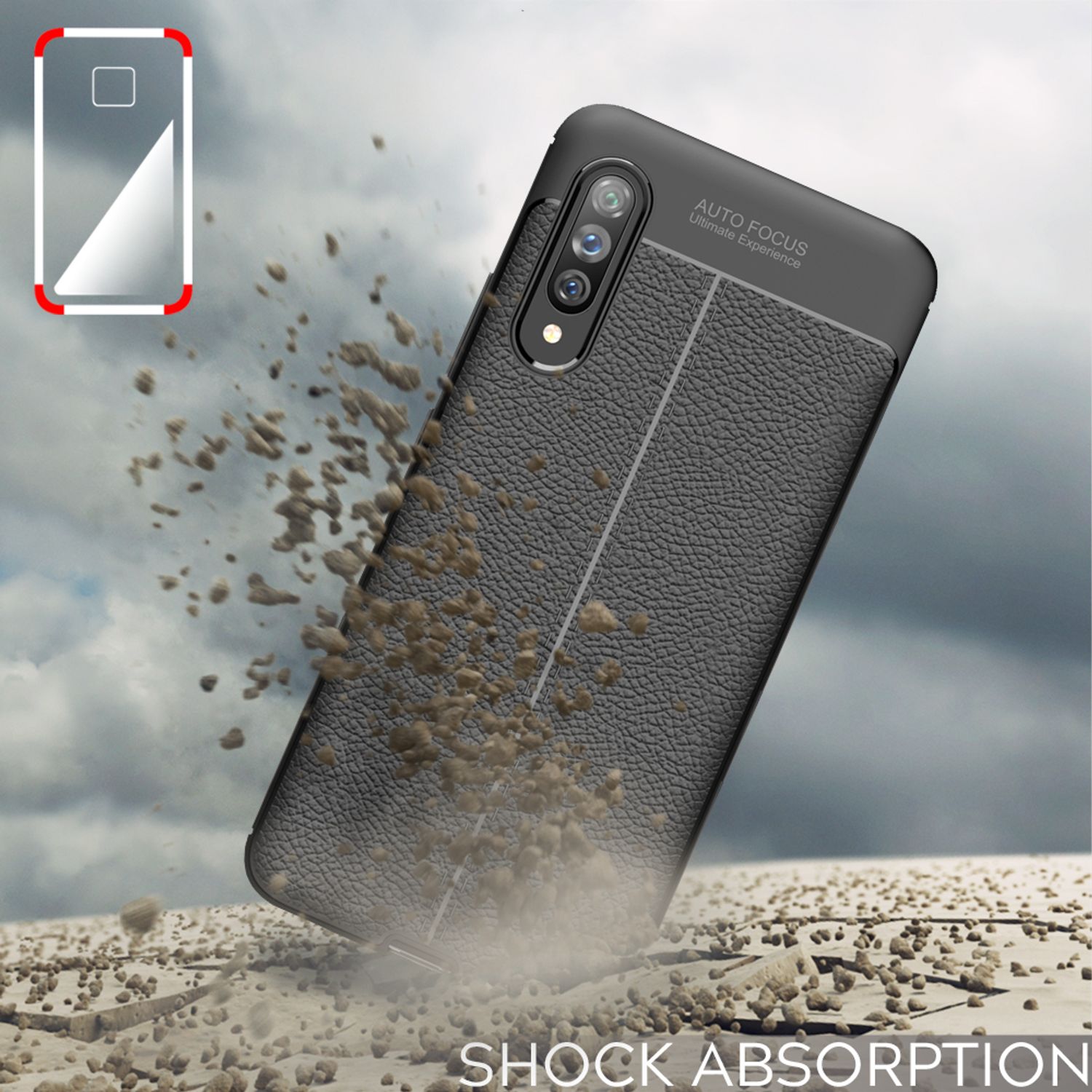 NALIA Handyhülle für Samsung Galaxy A90 5G Hülle, Stylische Leder Handyhülle Default Title NALIA