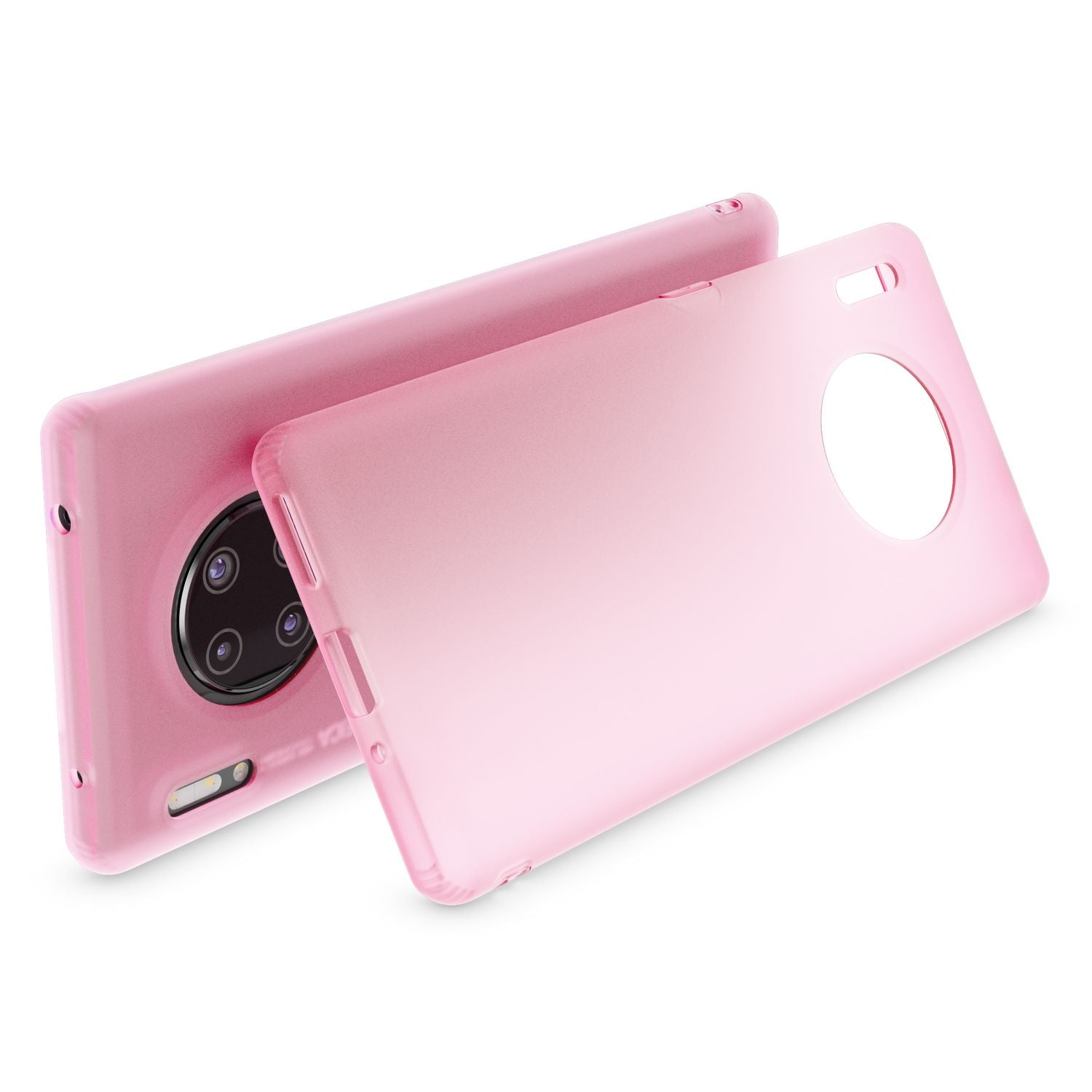 NALIA Handy Handyhülle für Huawei Mate 30 Pro, Slim Schutz Tasche Case Bumper Etui Pink NALIA SlimFit Hülle