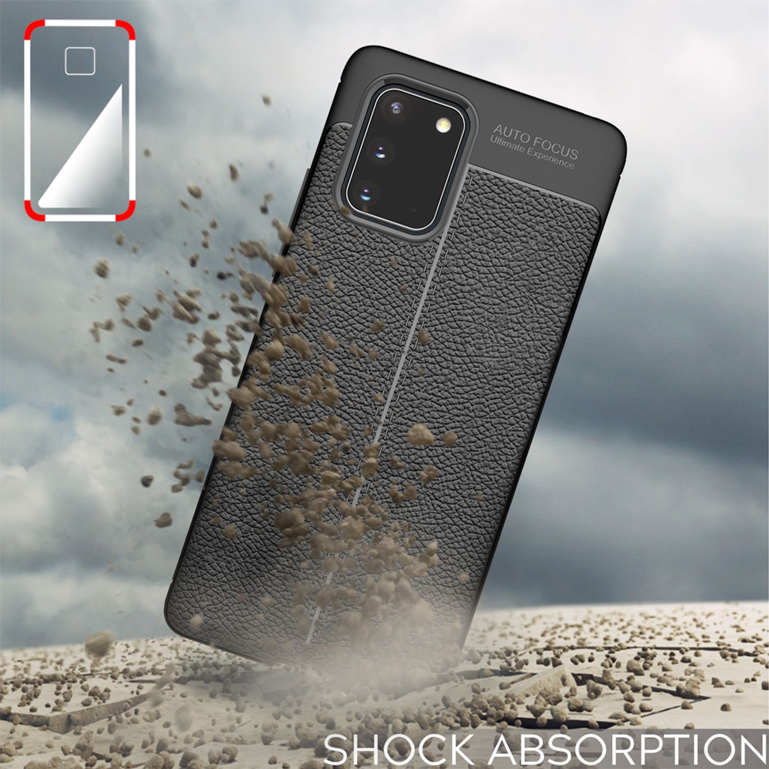 NALIA Design Case für Samsung Galaxy S20, Leder Optik Handy Hülle Tasche Cover Default Title NALIA Protective Hülle