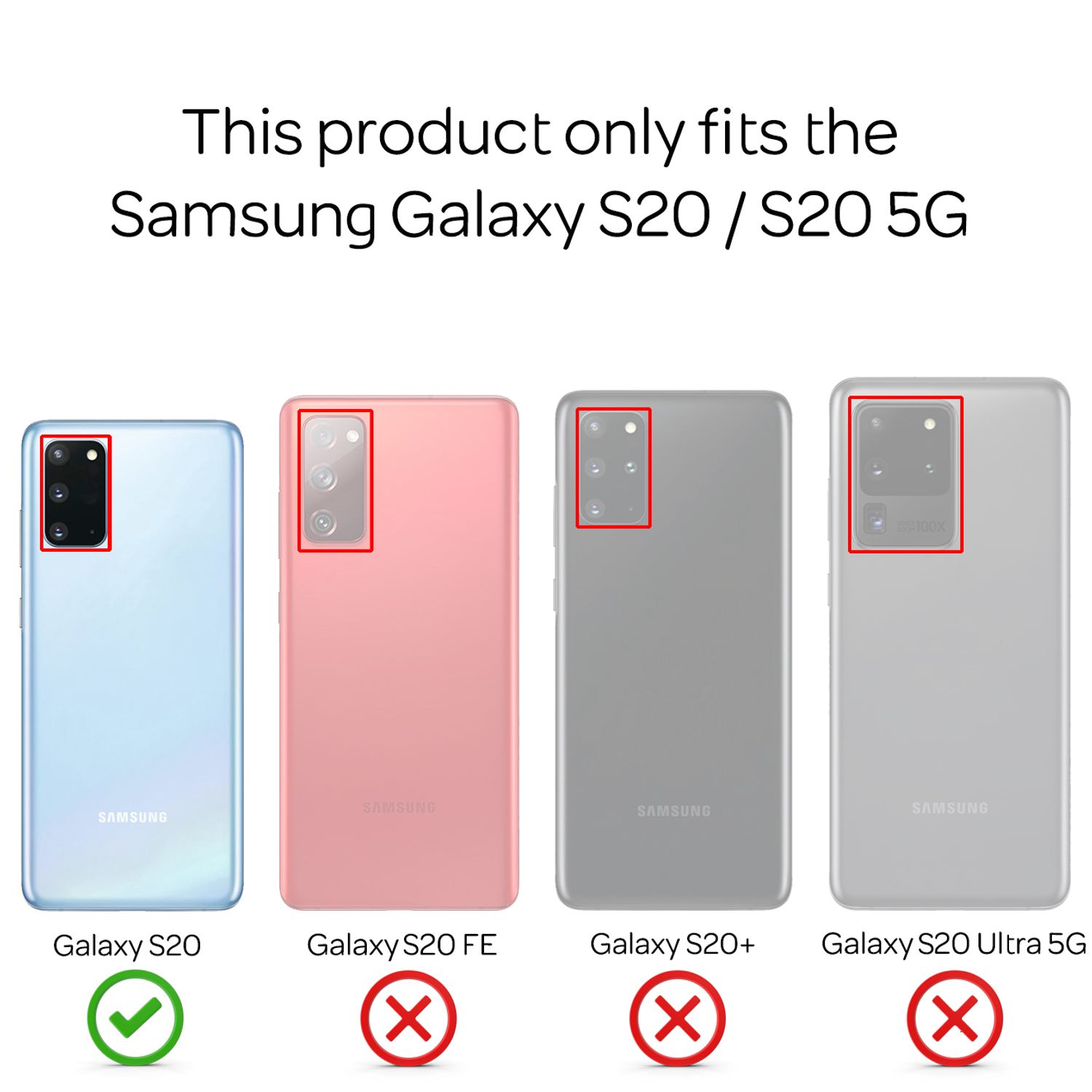 NALIA Glitzer Silikonhülle Samsung Galaxy S20 Case transparent funkelnd stoßfest Rosa NALIA Transparente Hülle