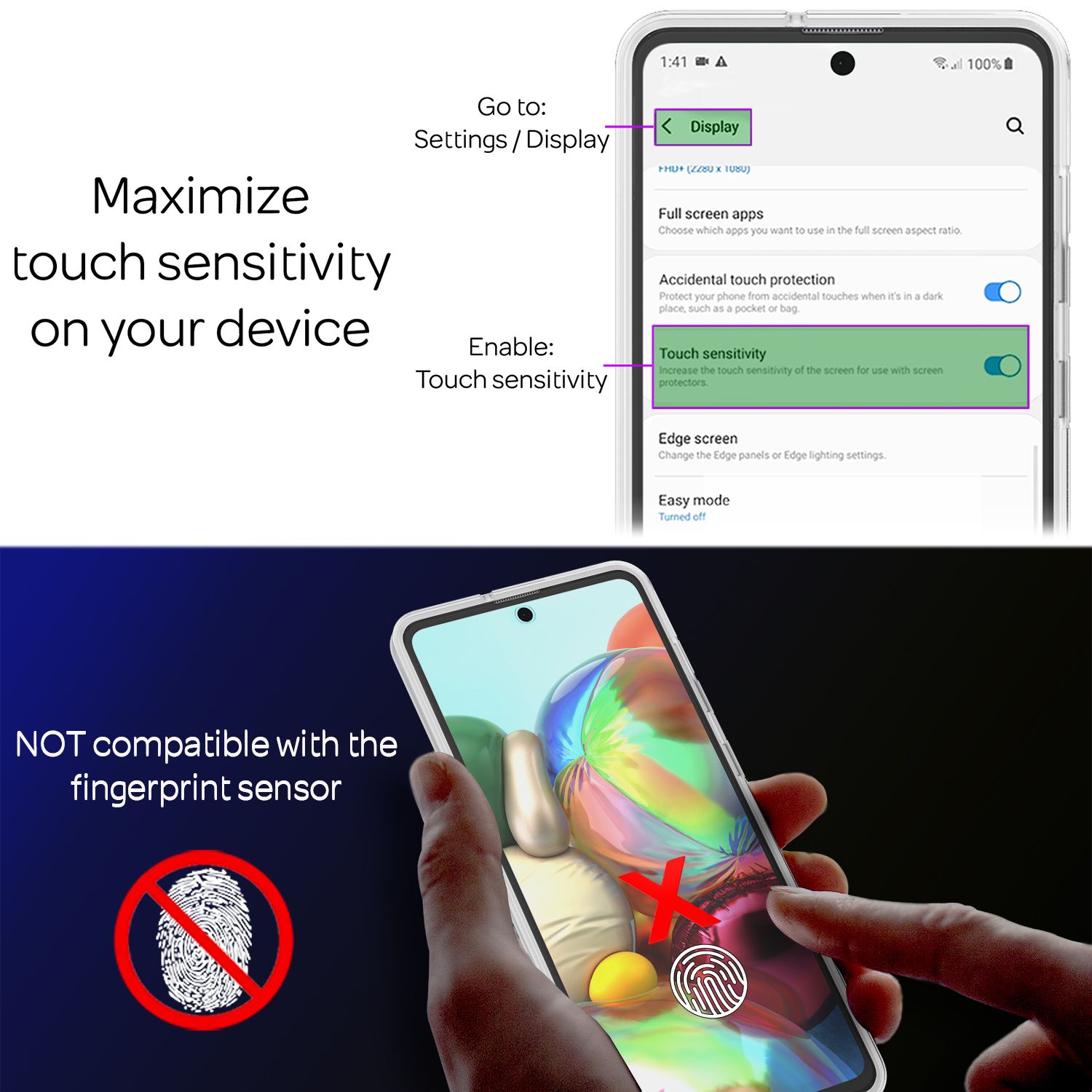NALIA 360 Grad Handy Hülle für Samsung Galaxy A71, Full Cover Rundum Bumper Case Default Title NALIA Transparente Hülle