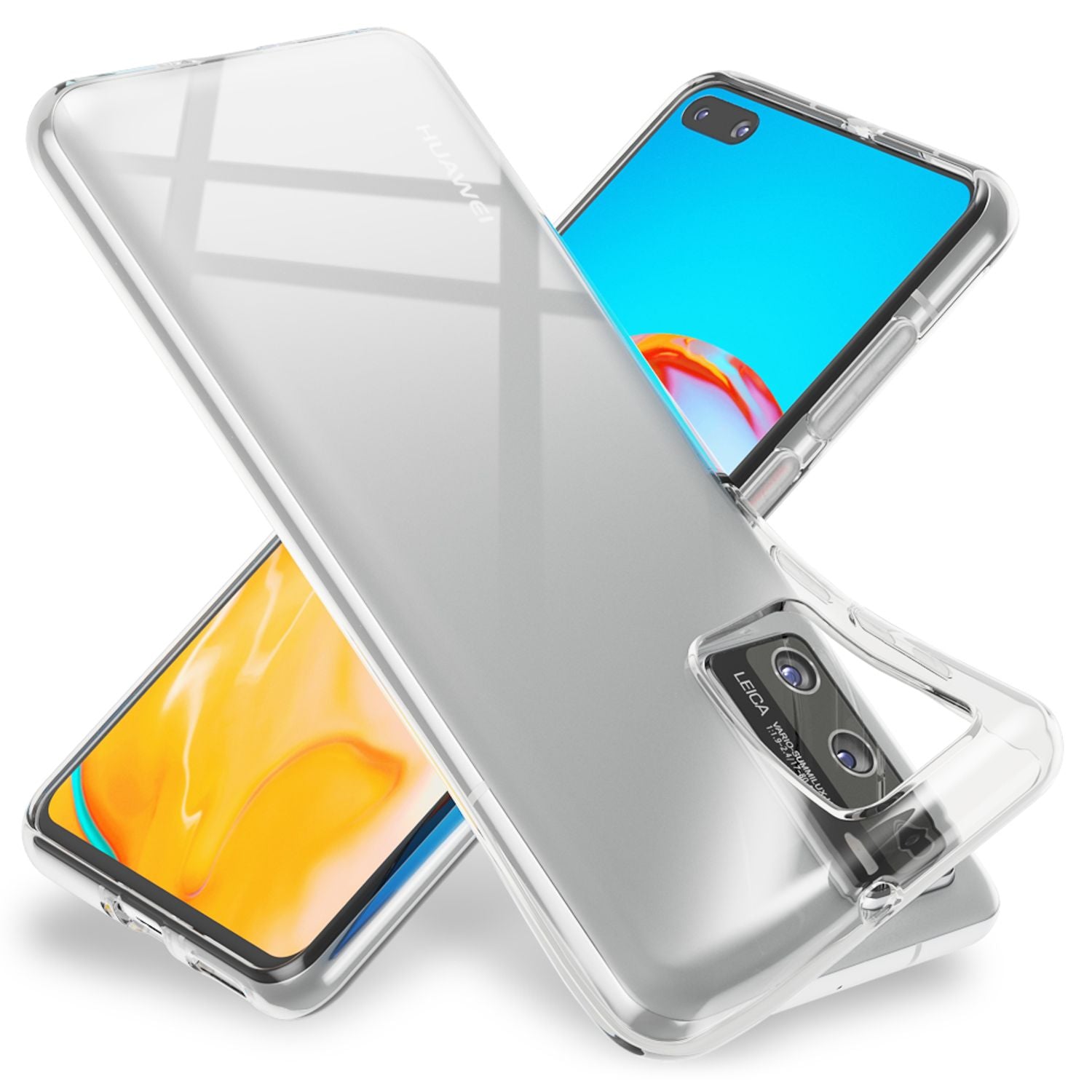 NALIA Handyhülle für Huawei P40 Hülle, Dünne Silikon Schutzhülle Phone Case Soft Default Title NALIA Transparente Hülle