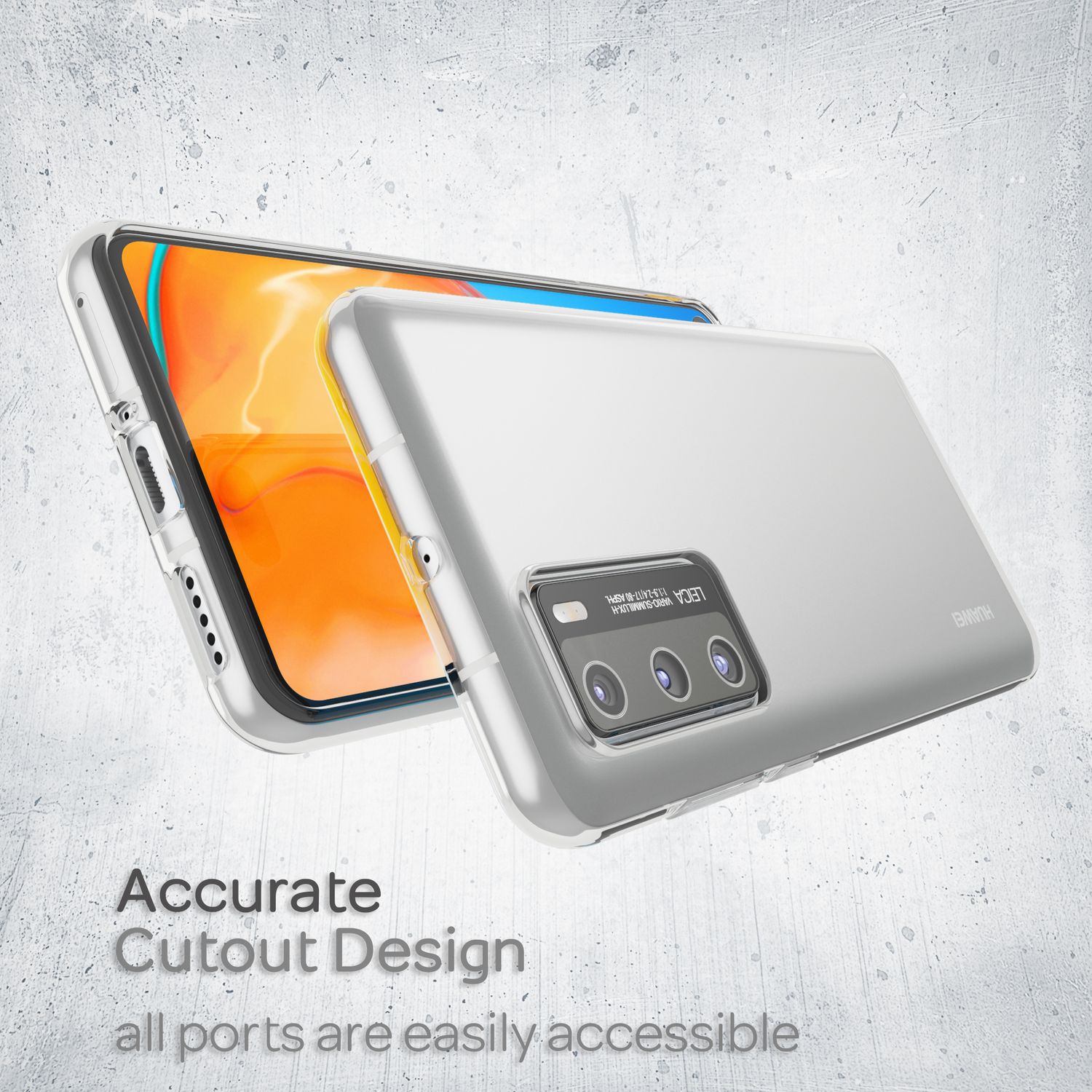 NALIA Handyhülle für Huawei P40 Hülle, Dünne Silikon Schutzhülle Phone Case Soft Default Title NALIA Transparente Hülle