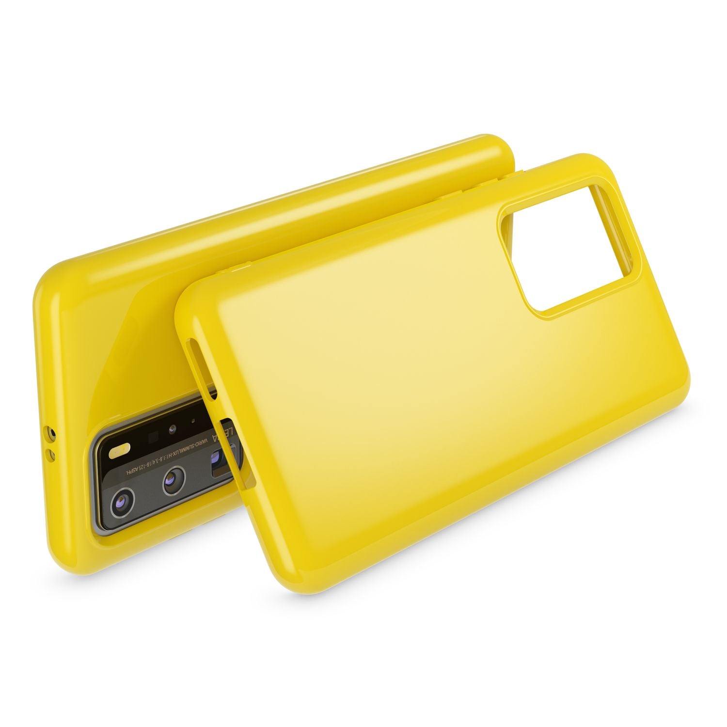 NALIA Handy Hülle für Huawei P40 Pro, Slim Case Silikon Schutzhülle Cover Bumper Schwarz NALIA