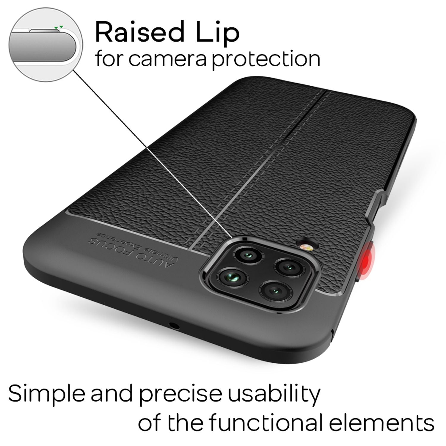 NALIA Handyhülle für Huawei P40 Lite Hülle, Leder Optik Stylische Handyhülle Default Title NALIA