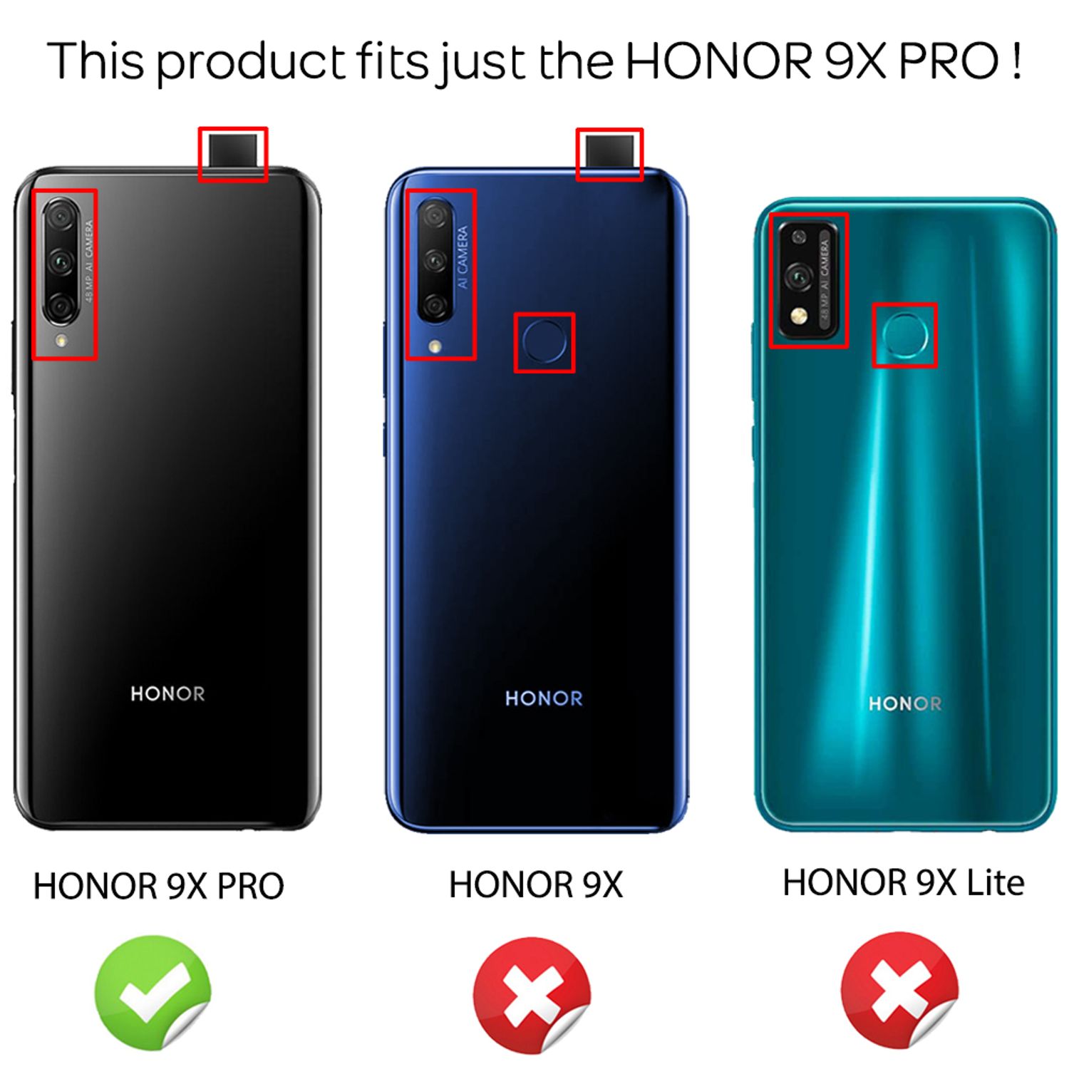 NALIA Handy Hülle für Honor 9X Pro, Carbon Case Silikon Cover Schutz Etui Bumper Default Title NALIA Protective Hülle